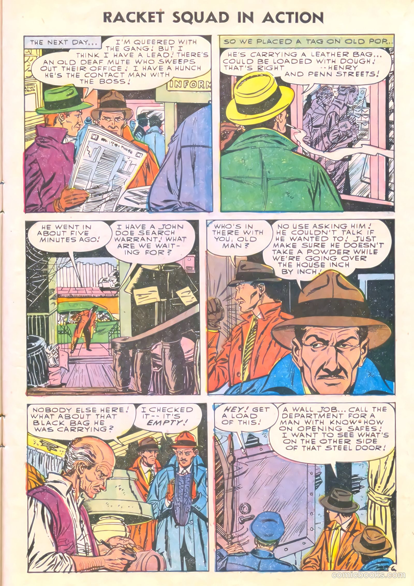 Racket Squad in Action #18 (1955) — page 9 of 36