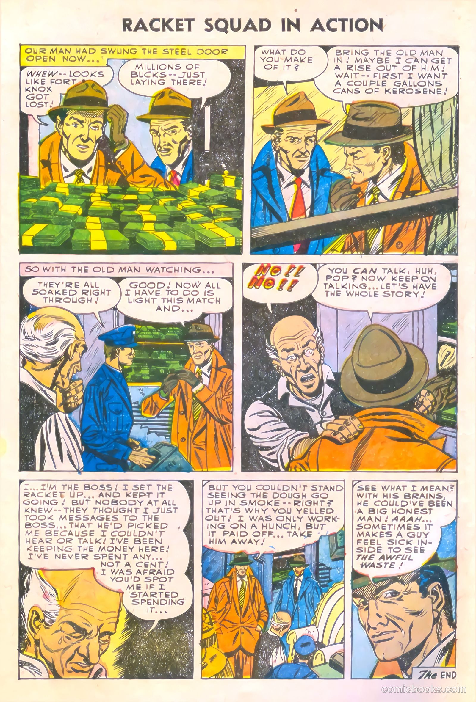Racket Squad in Action #18 (1955) — page 10 of 36