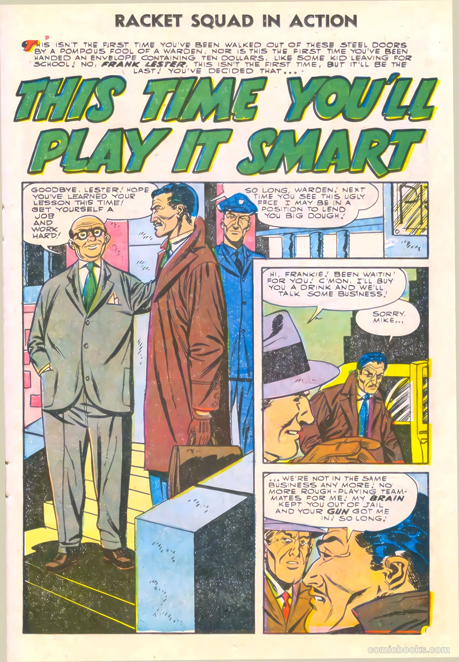 Racket Squad in Action #18 (1955) — page 11 of 36