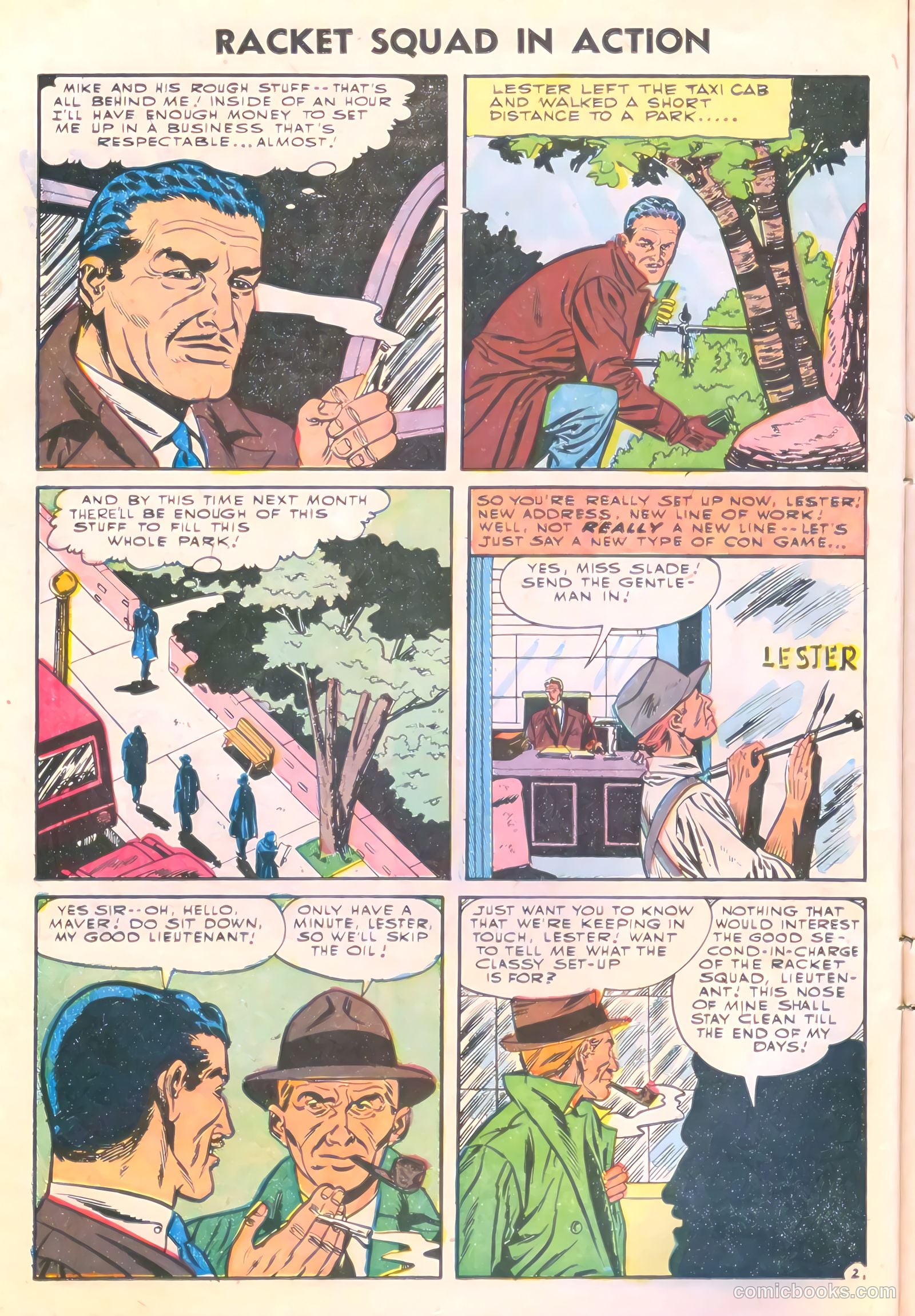 Racket Squad in Action #18 (1955) — page 12 of 36
