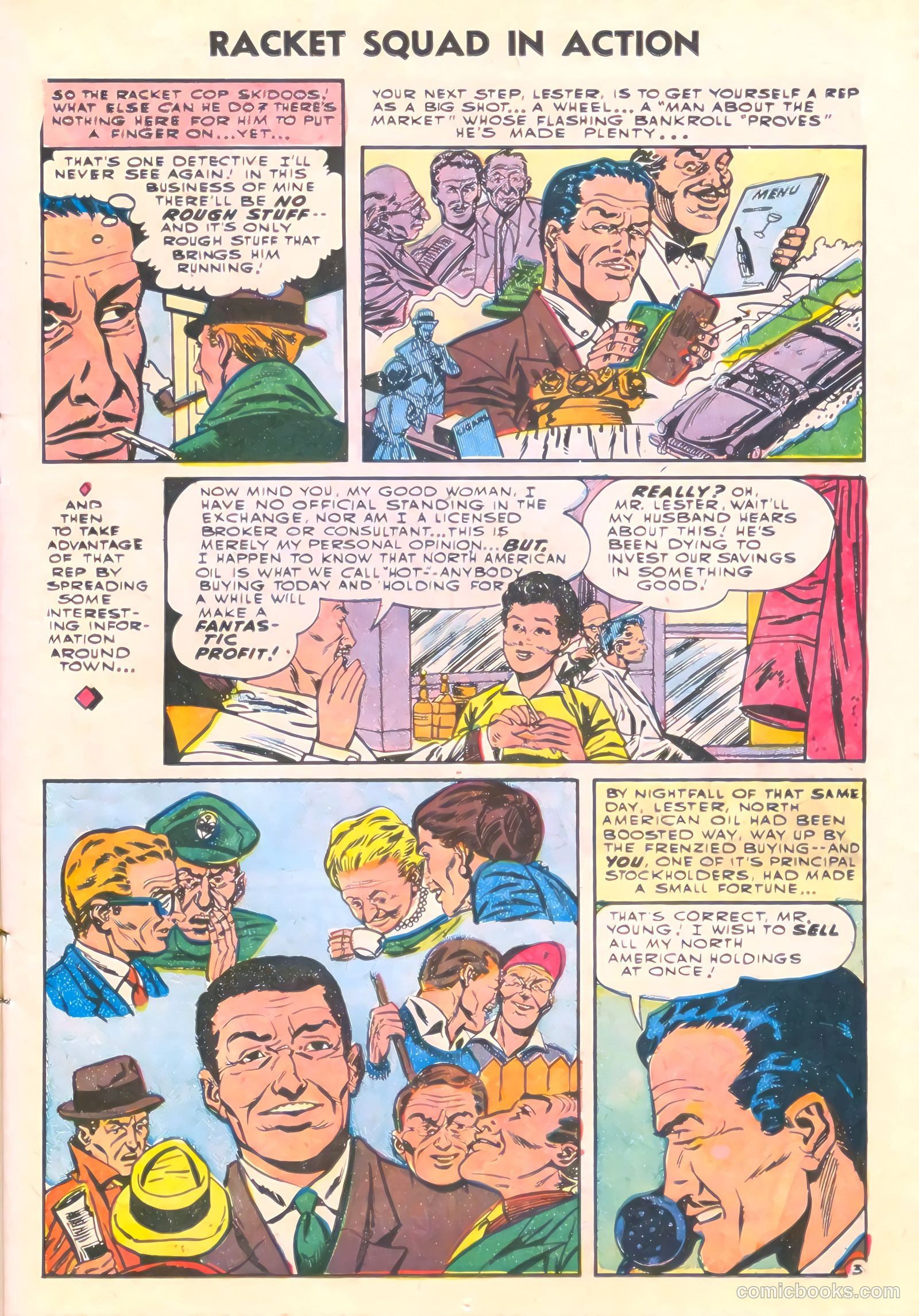 Racket Squad in Action #18 (1955) — page 13 of 36