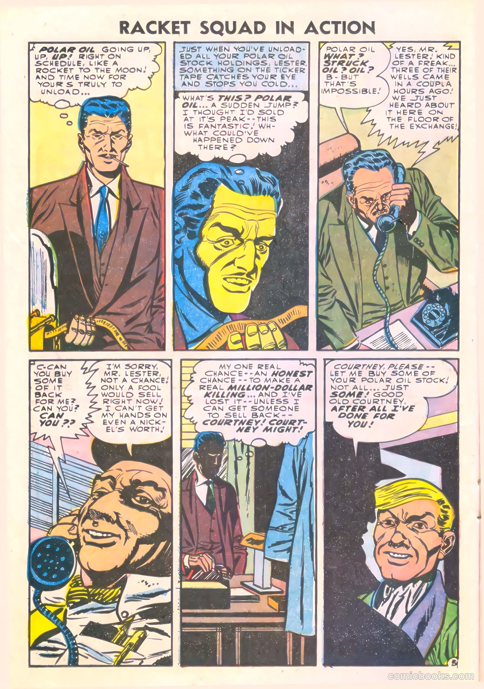 Racket Squad in Action #18 (1955) — page 16 of 36