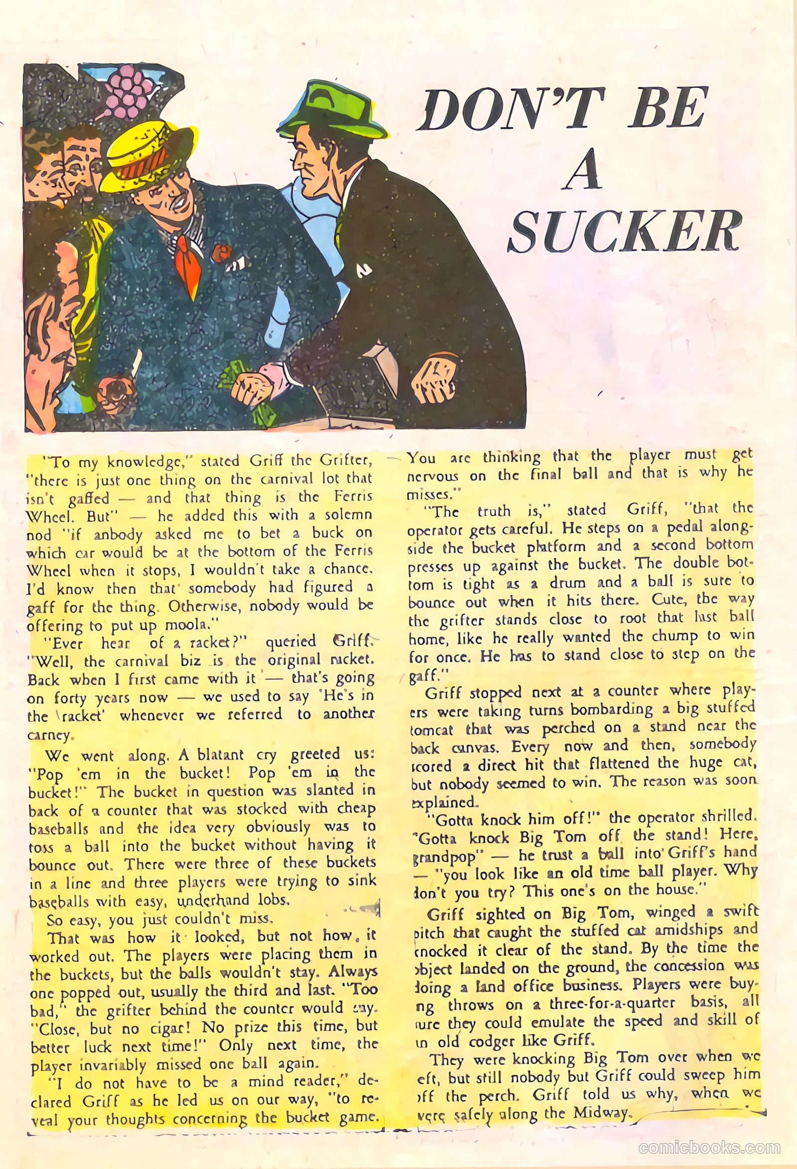 Racket Squad in Action #18 (1955) — page 18 of 36