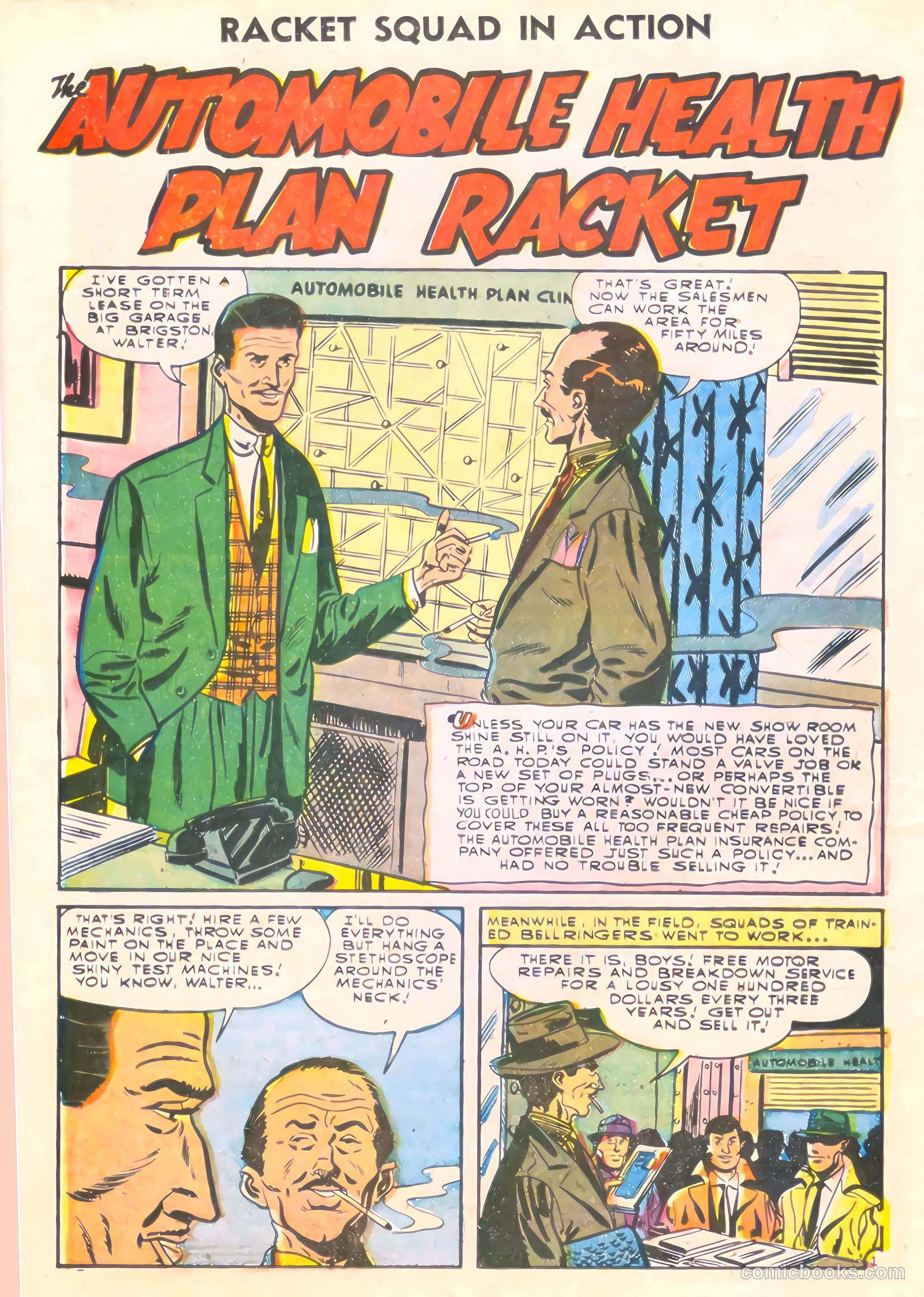 Racket Squad in Action #18 (1955) — page 20 of 36