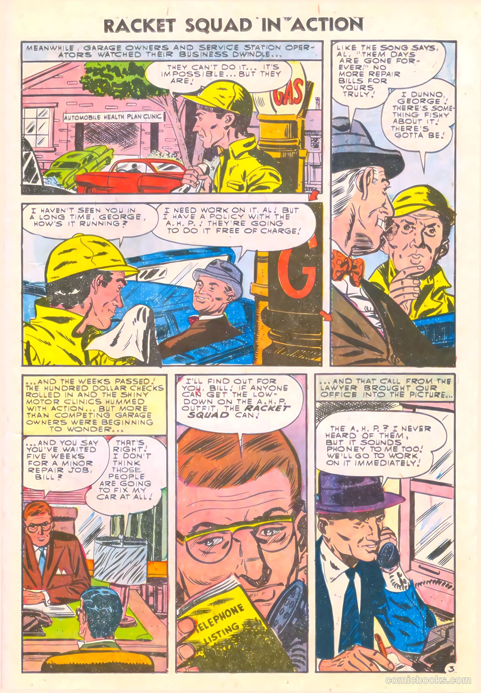 Racket Squad in Action #18 (1955) — page 23 of 36