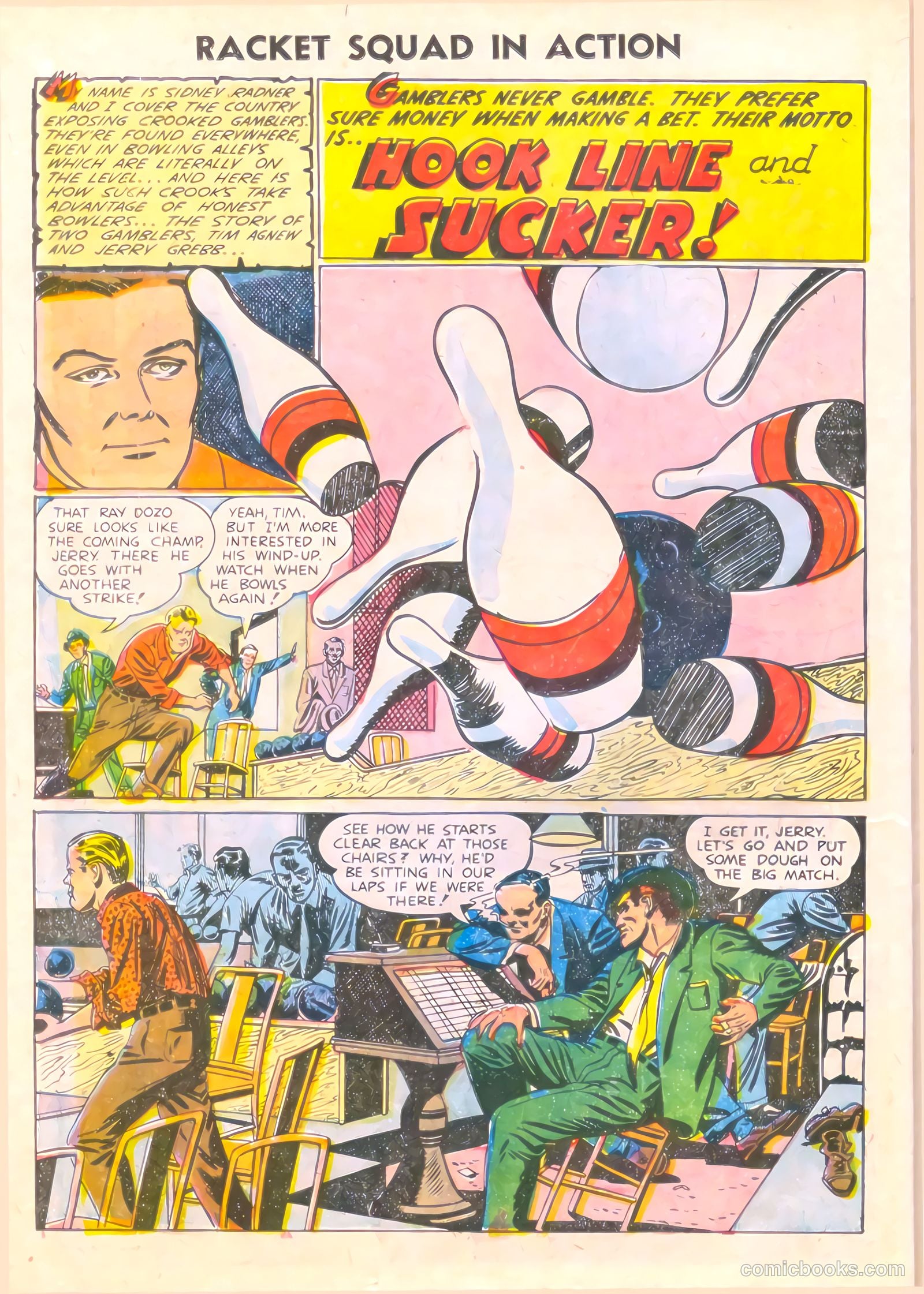 Racket Squad in Action #18 (1955) — page 26 of 36