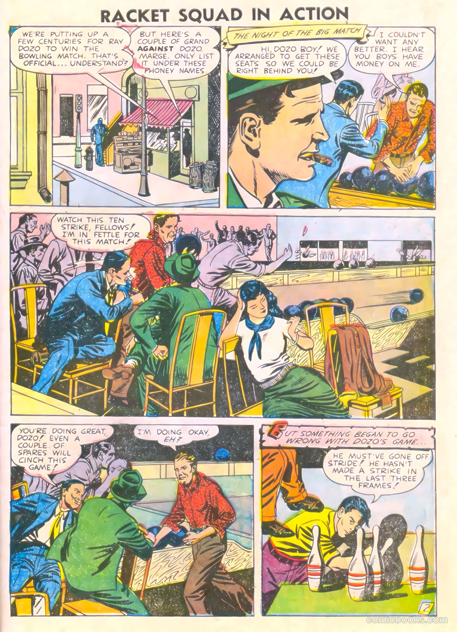 Racket Squad in Action #18 (1955) — page 27 of 36