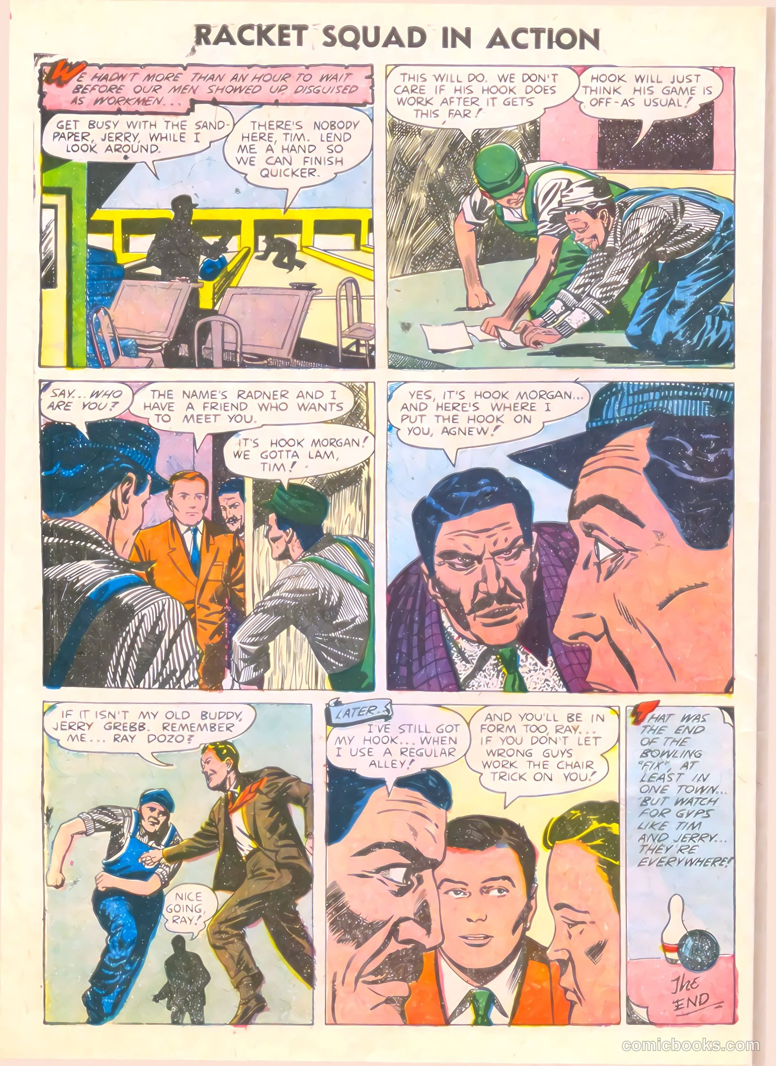 Racket Squad in Action #18 (1955) — page 30 of 36