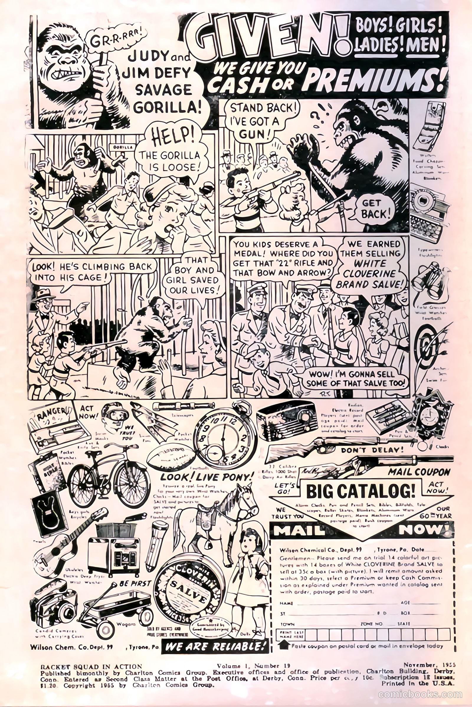 Racket Squad in Action #19 (1955) — page 2 of 36