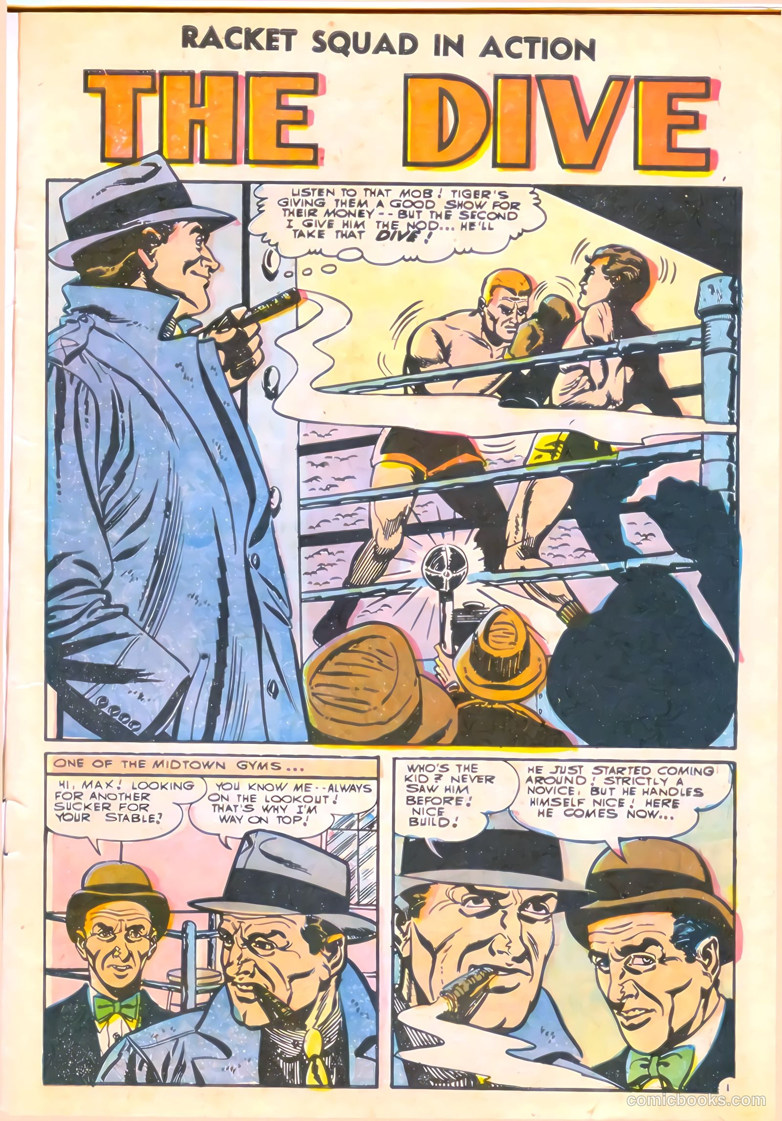 Racket Squad in Action #19 (1955) — page 3 of 36