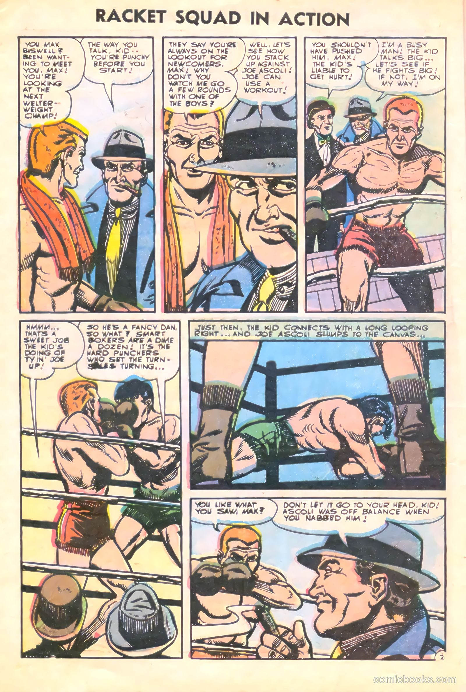 Racket Squad in Action #19 (1955) — page 4 of 36