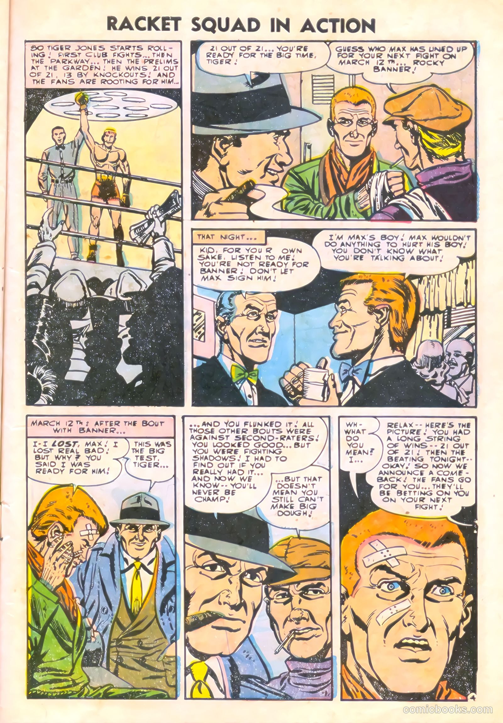 Racket Squad in Action #19 (1955) — page 7 of 36