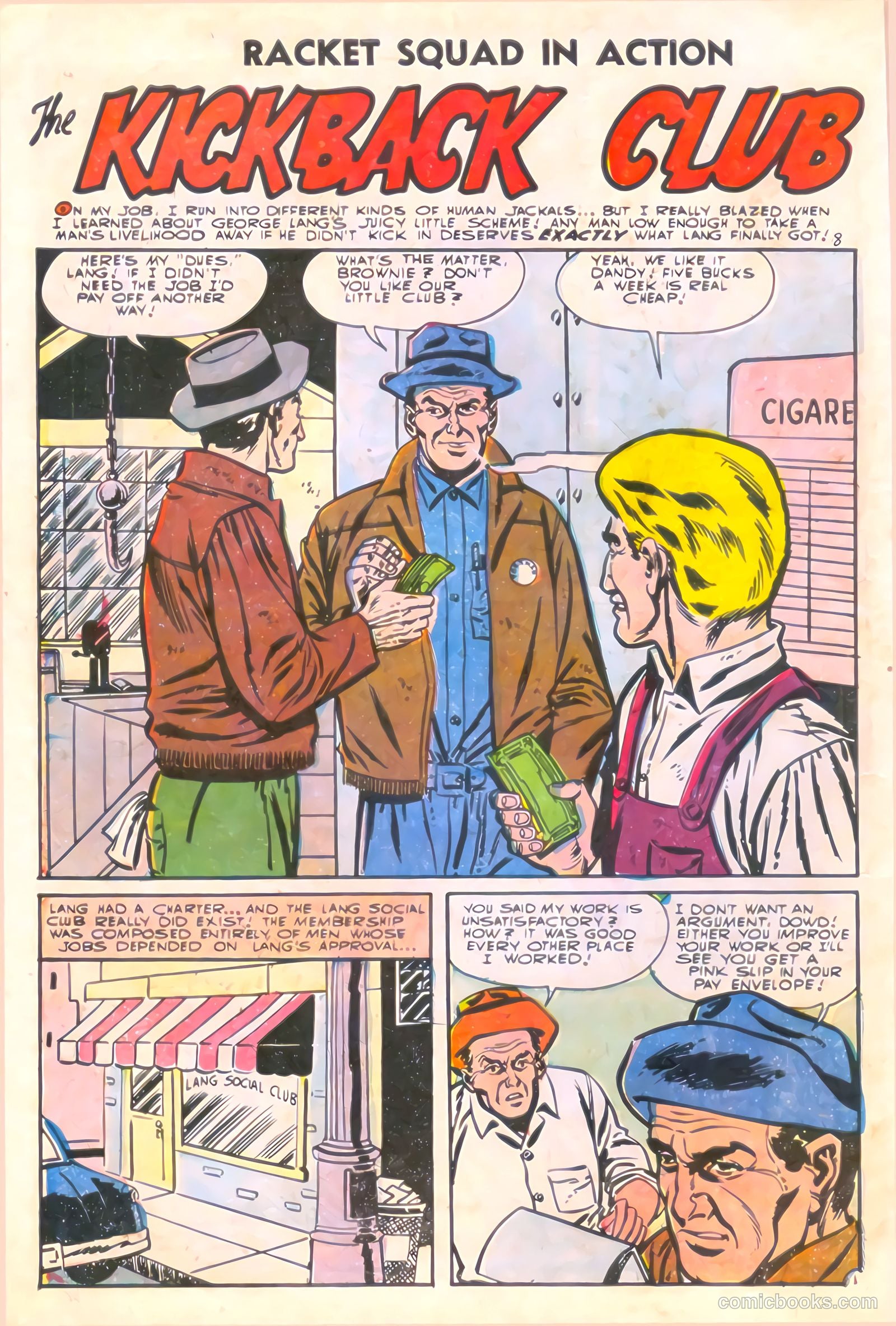 Racket Squad in Action #19 (1955) — page 10 of 36
