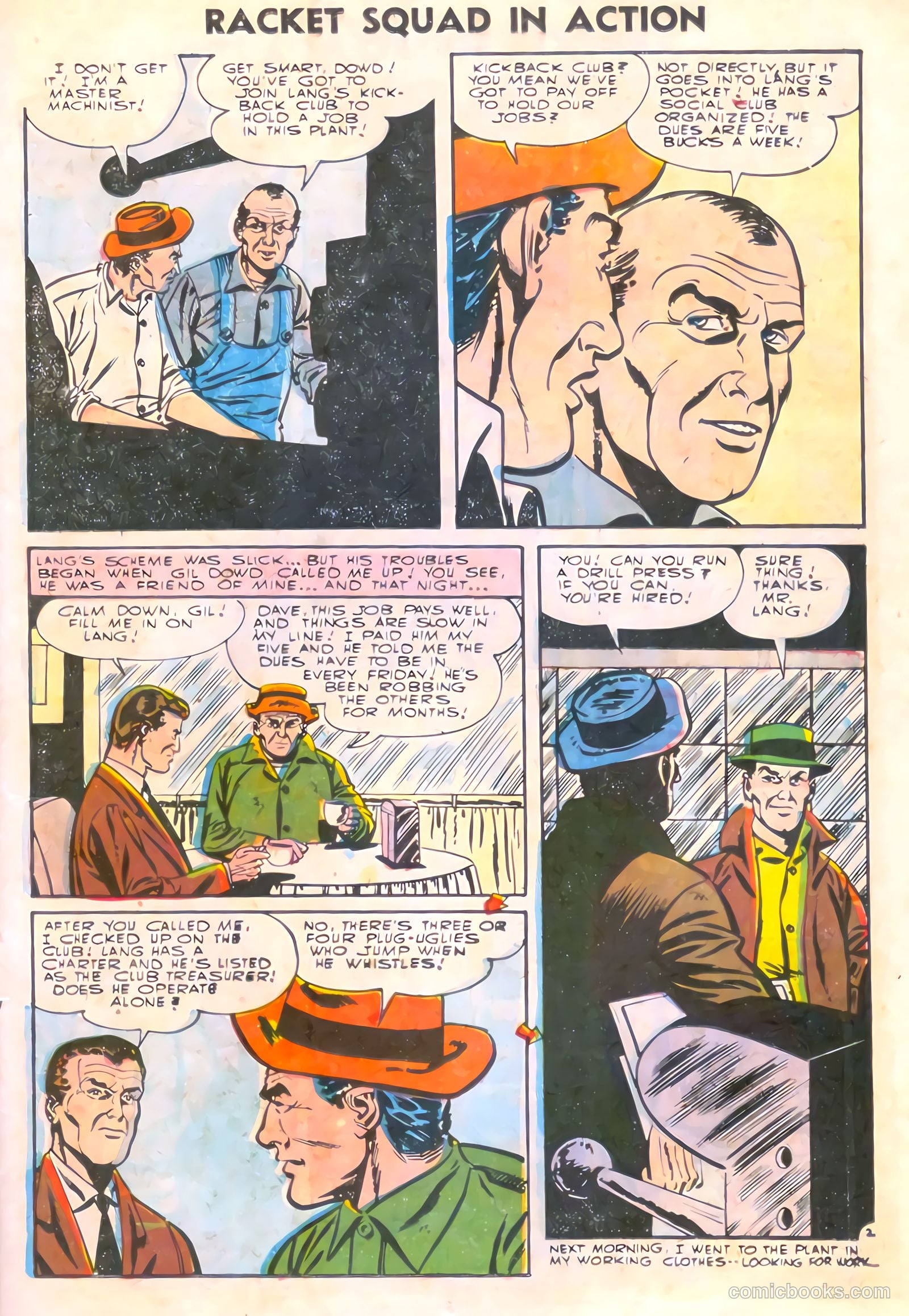 Racket Squad in Action #19 (1955) — page 11 of 36