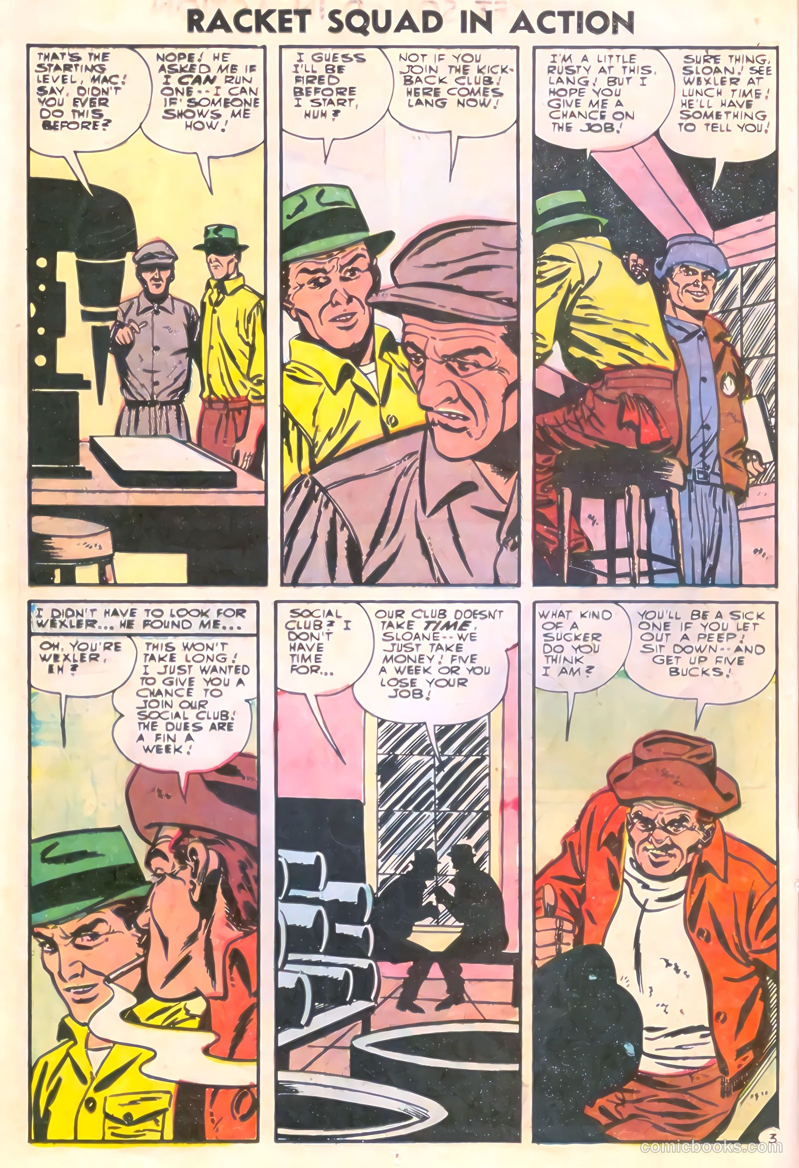Racket Squad in Action #19 (1955) — page 12 of 36