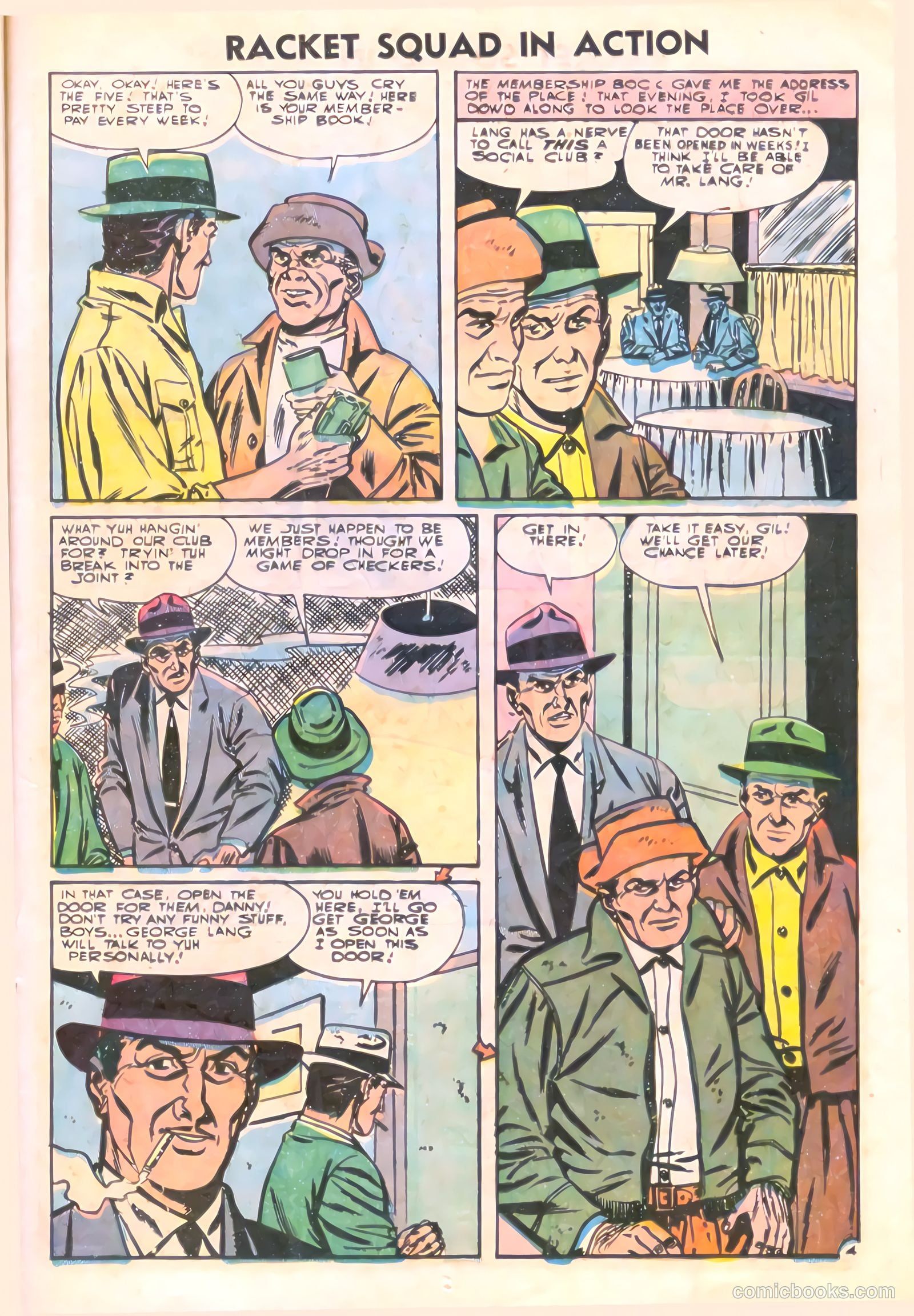 Racket Squad in Action #19 (1955) — page 13 of 36
