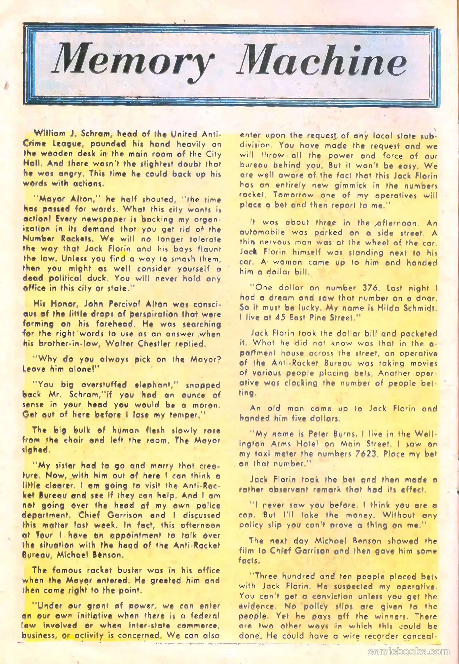 Racket Squad in Action #19 (1955) — page 16 of 36