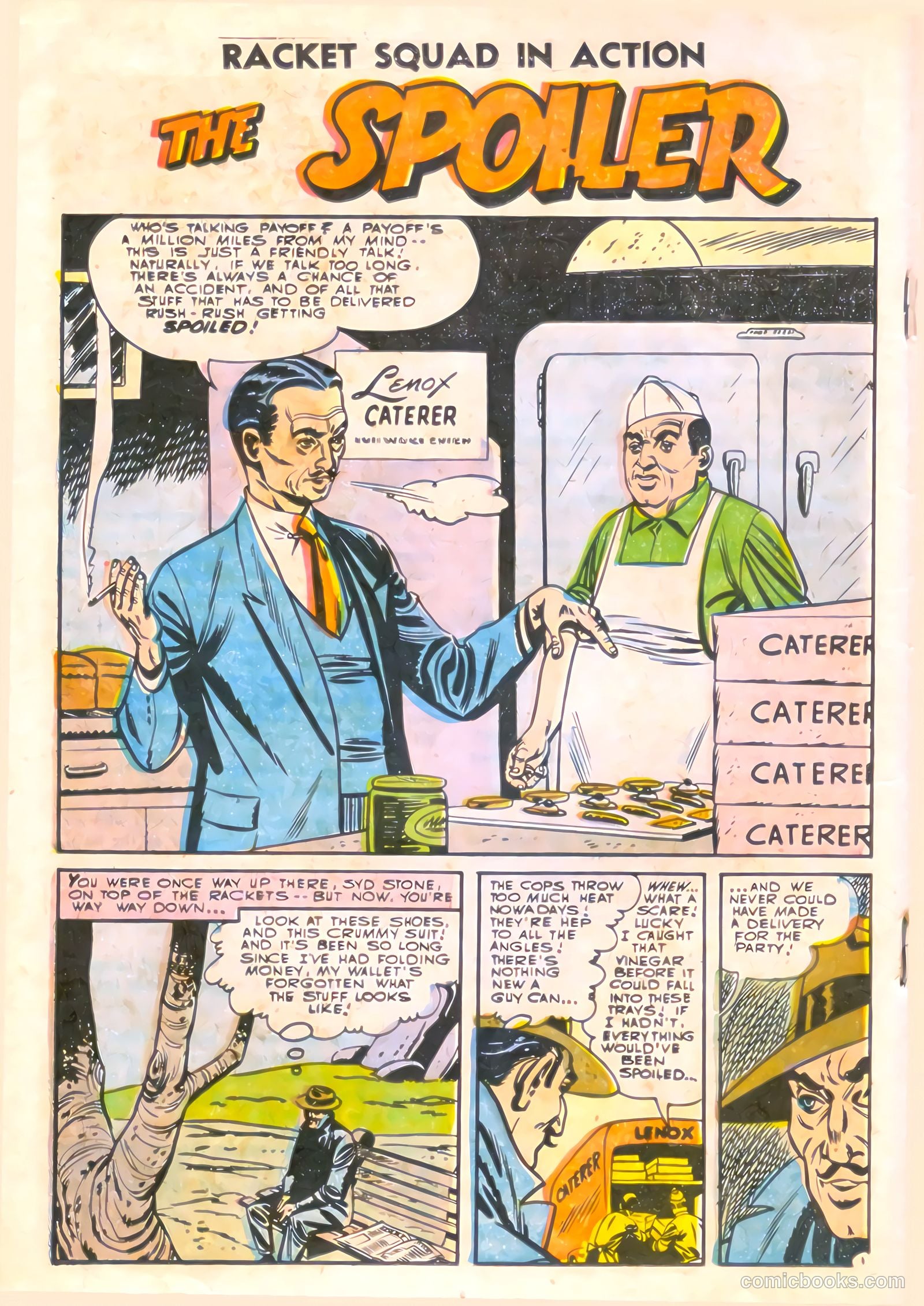 Racket Squad in Action #19 (1955) — page 18 of 36