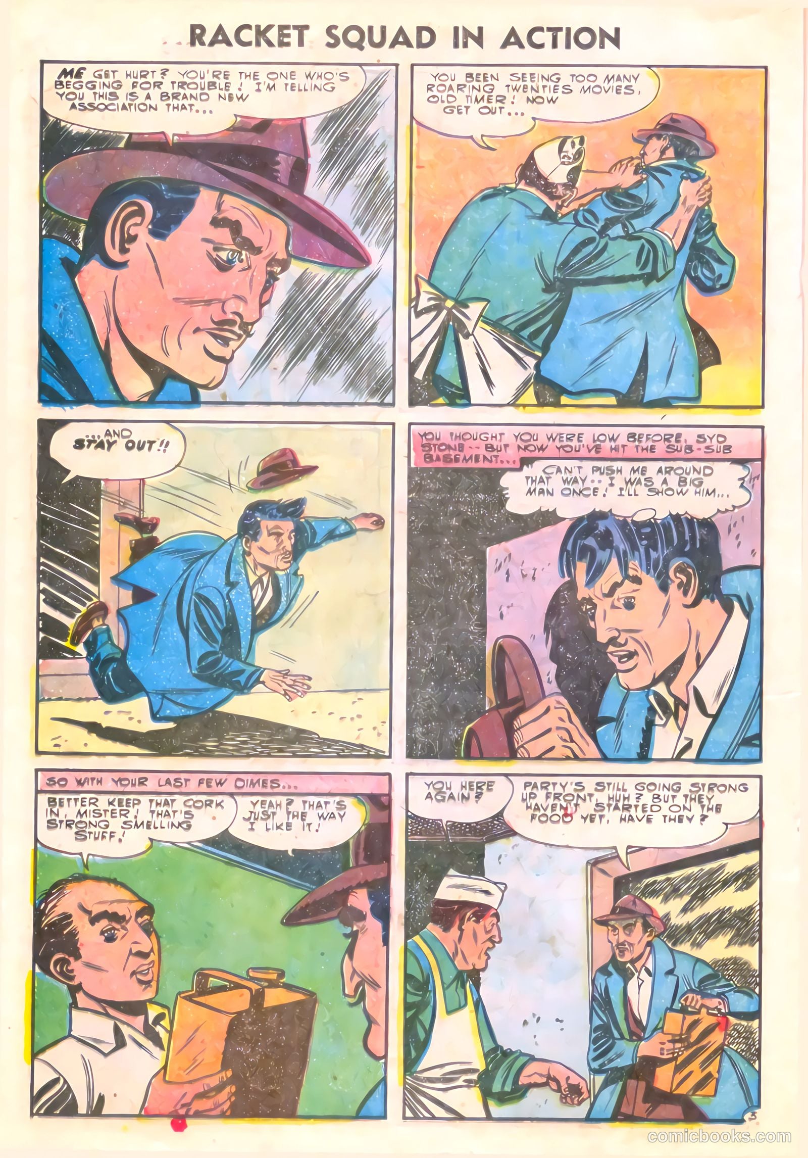 Racket Squad in Action #19 (1955) — page 20 of 36