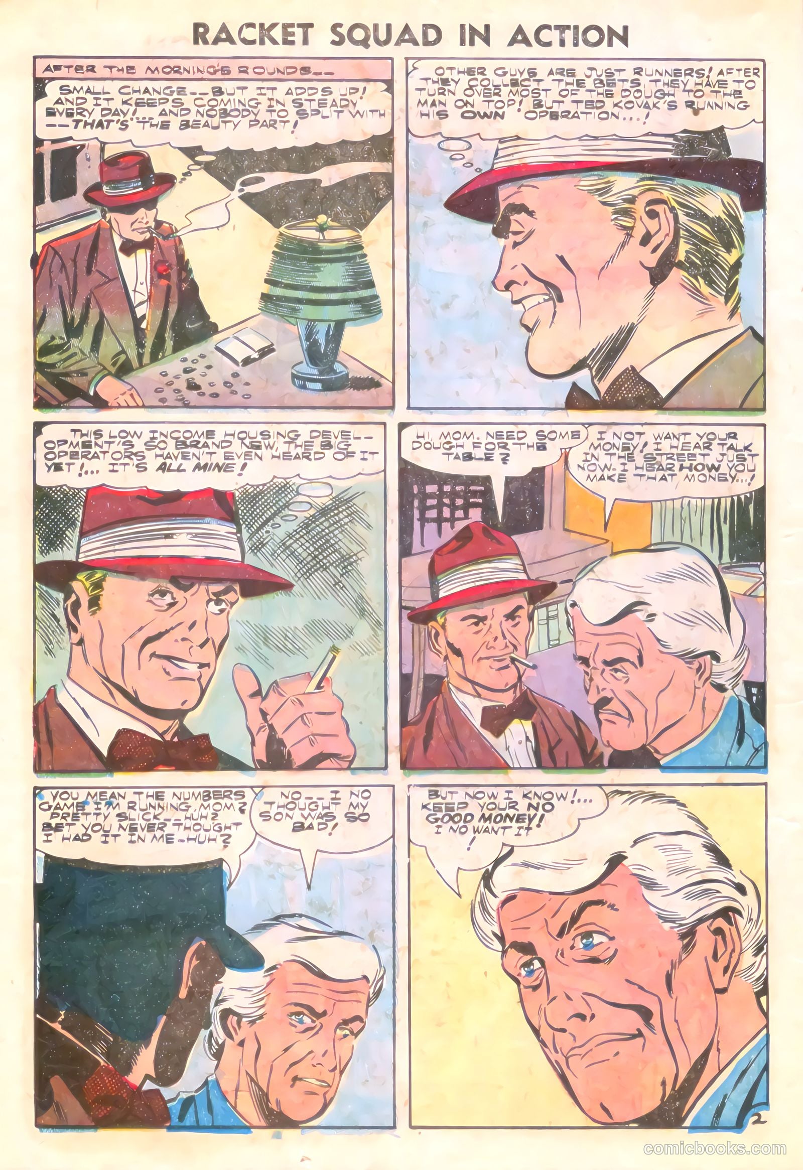 Racket Squad in Action #19 (1955) — page 24 of 36