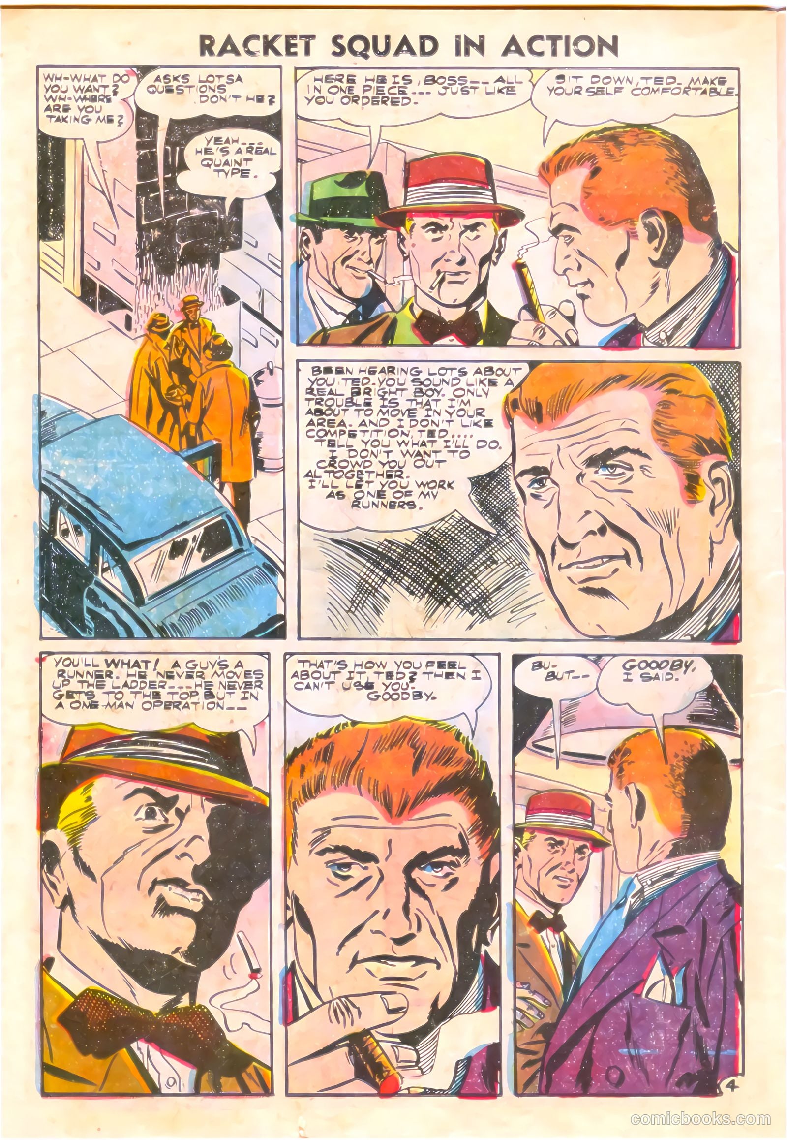 Racket Squad in Action #19 (1955) — page 26 of 36