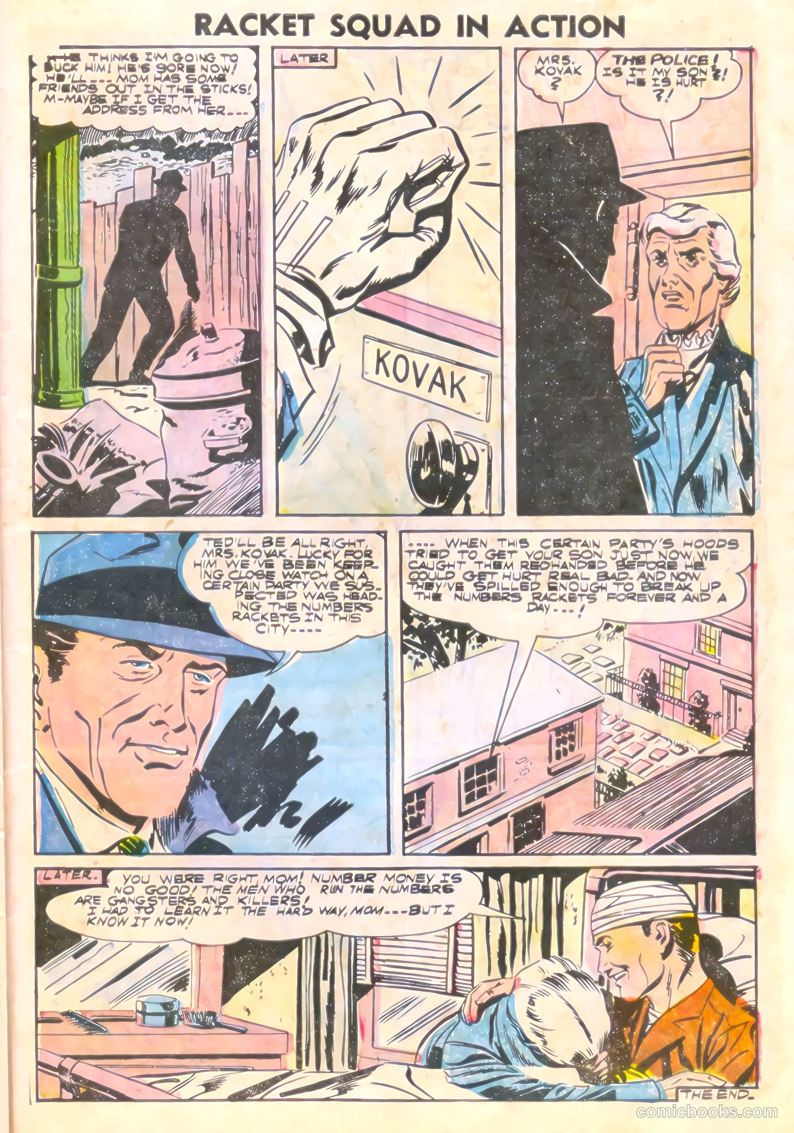 Racket Squad in Action #19 (1955) — page 27 of 36