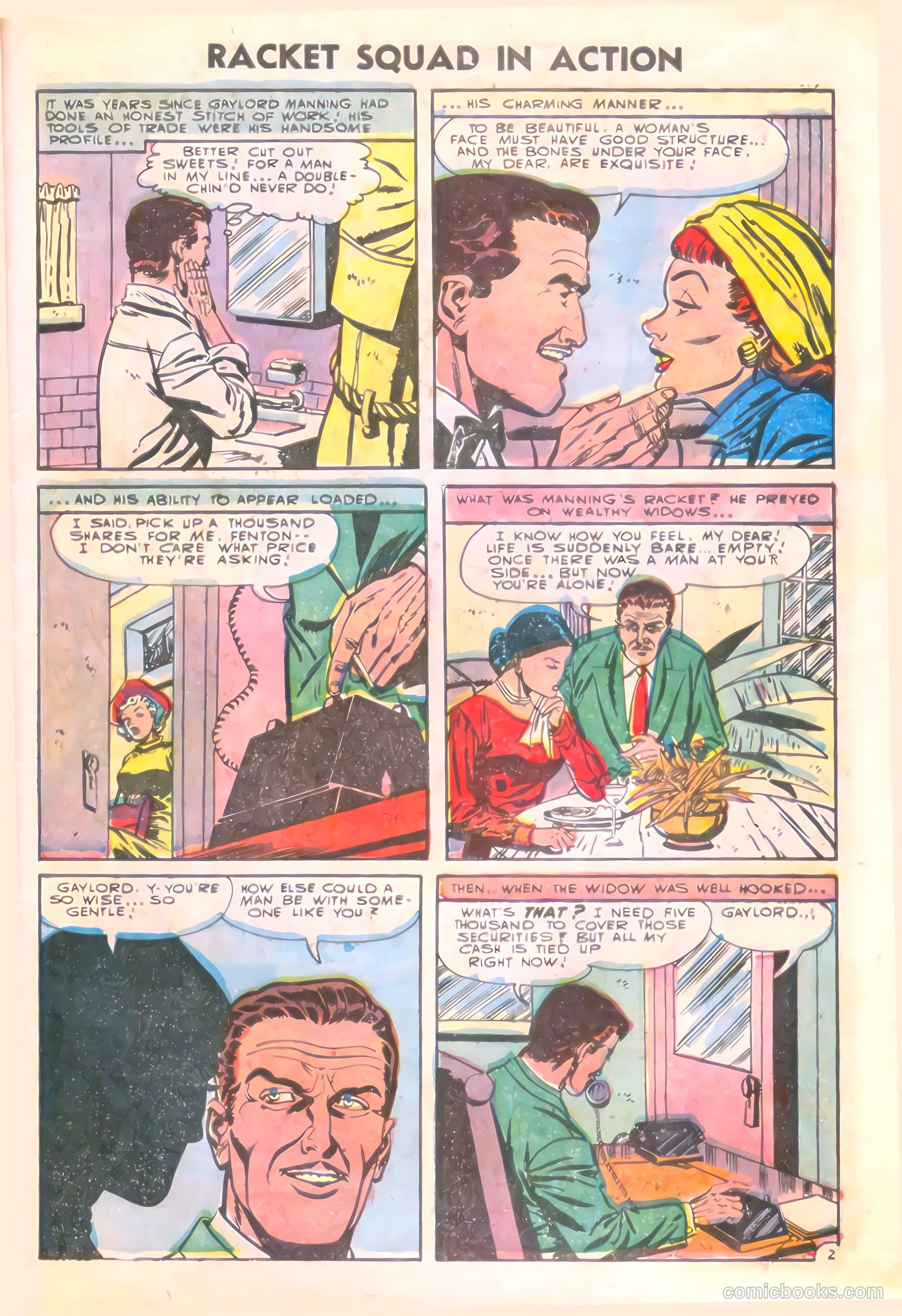 Racket Squad in Action #19 (1955) — page 29 of 36
