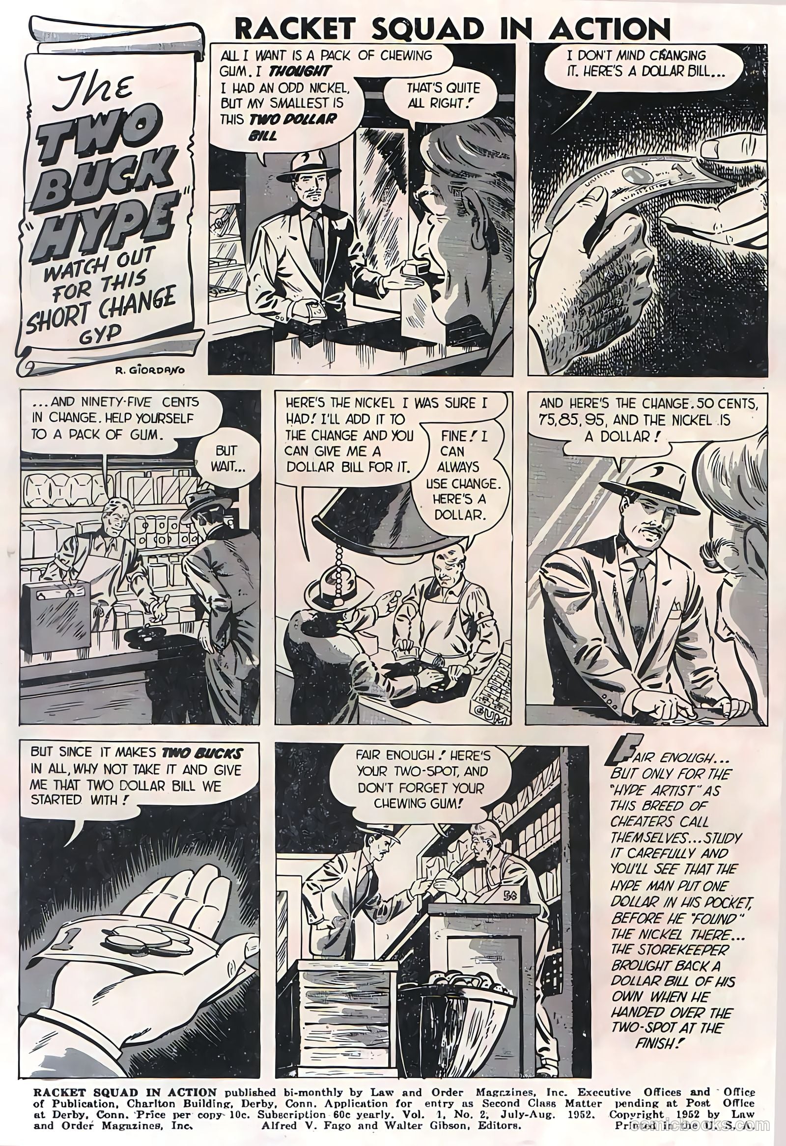 Racket Squad in Action #2 (1952) — page 2 of 36