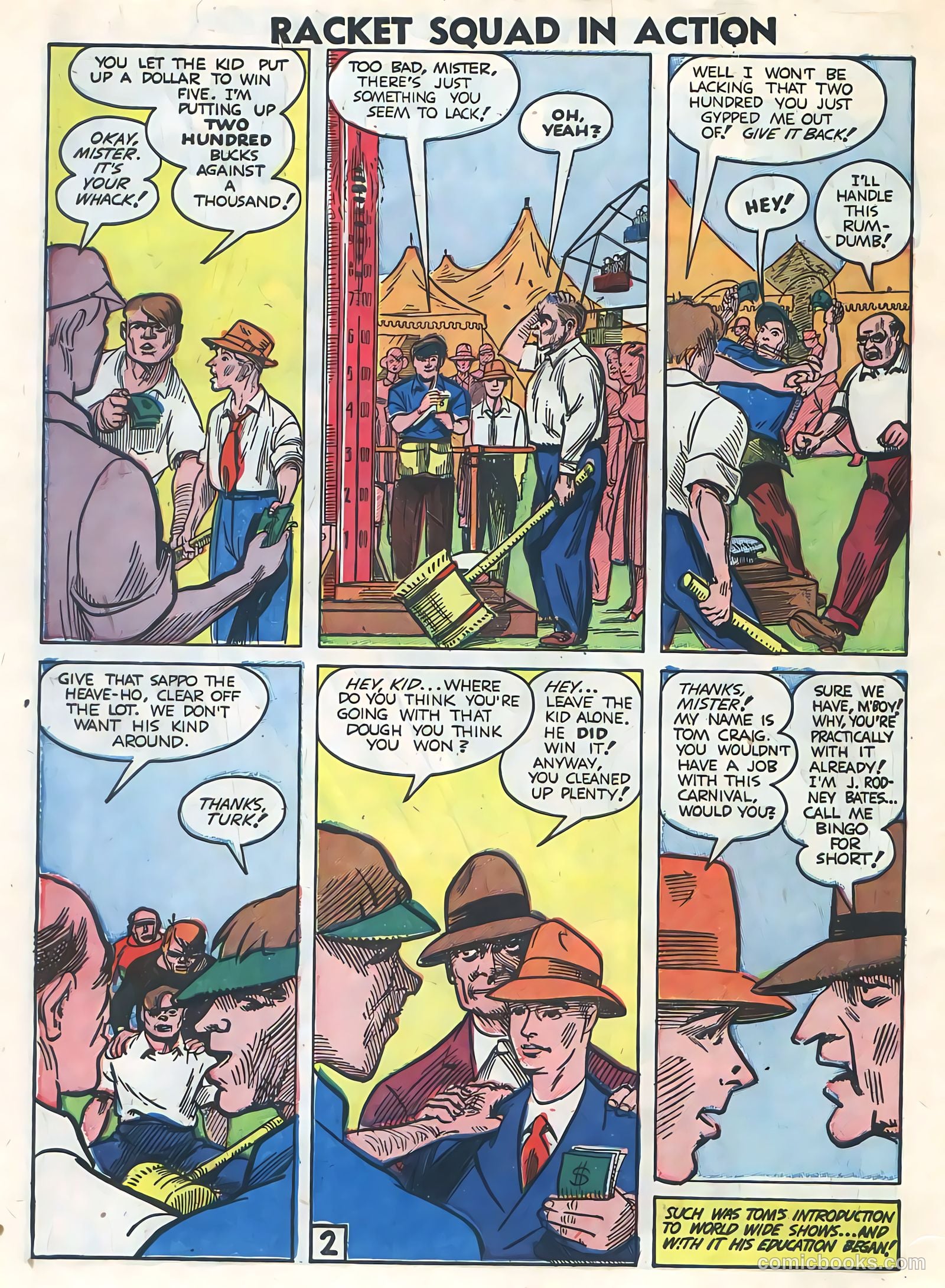 Racket Squad in Action #2 (1952) — page 10 of 36