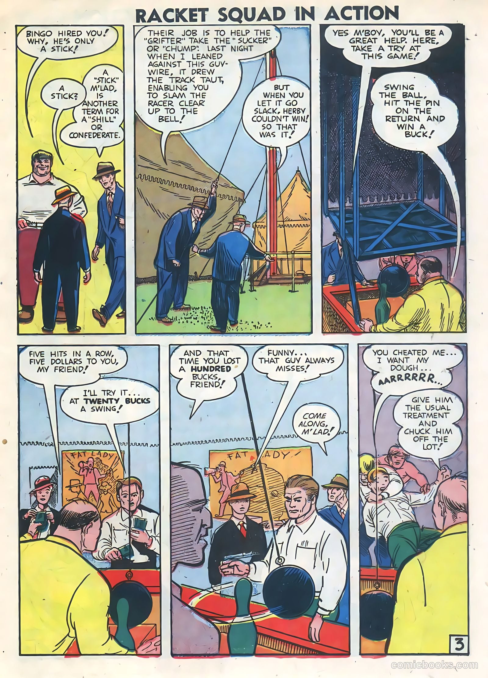 Racket Squad in Action #2 (1952) — page 11 of 36