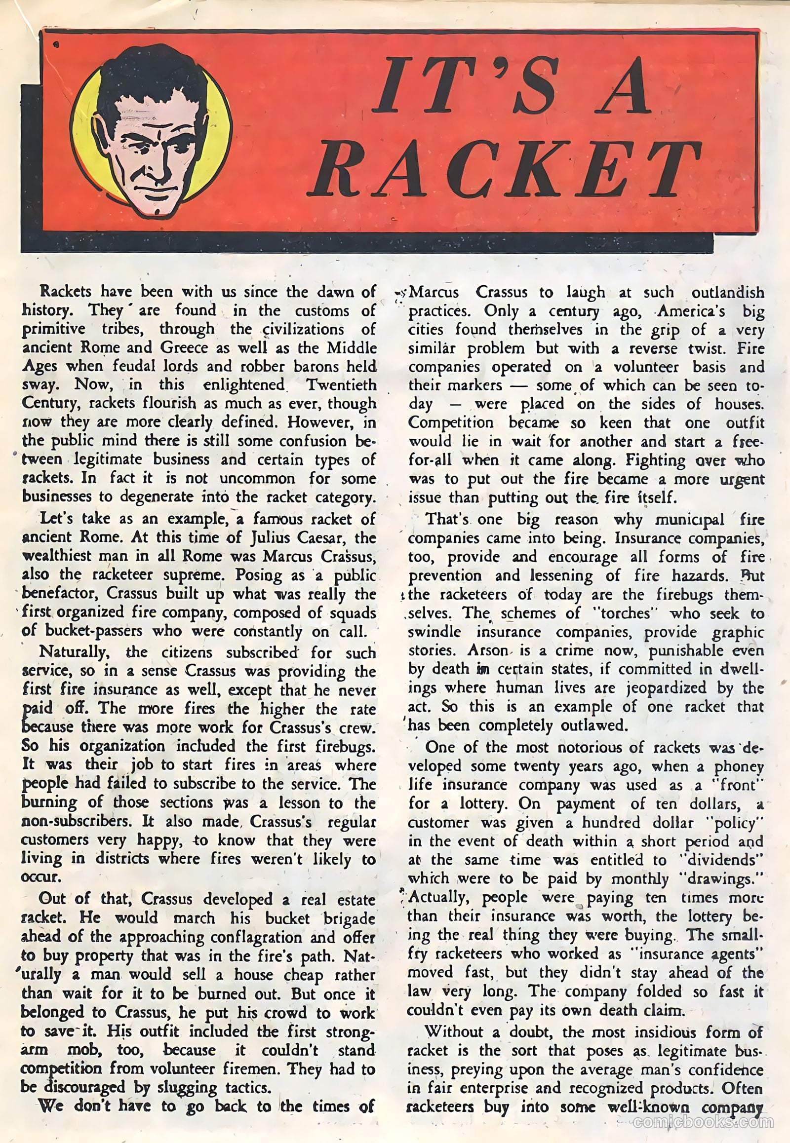 Racket Squad in Action #2 (1952) — page 17 of 36