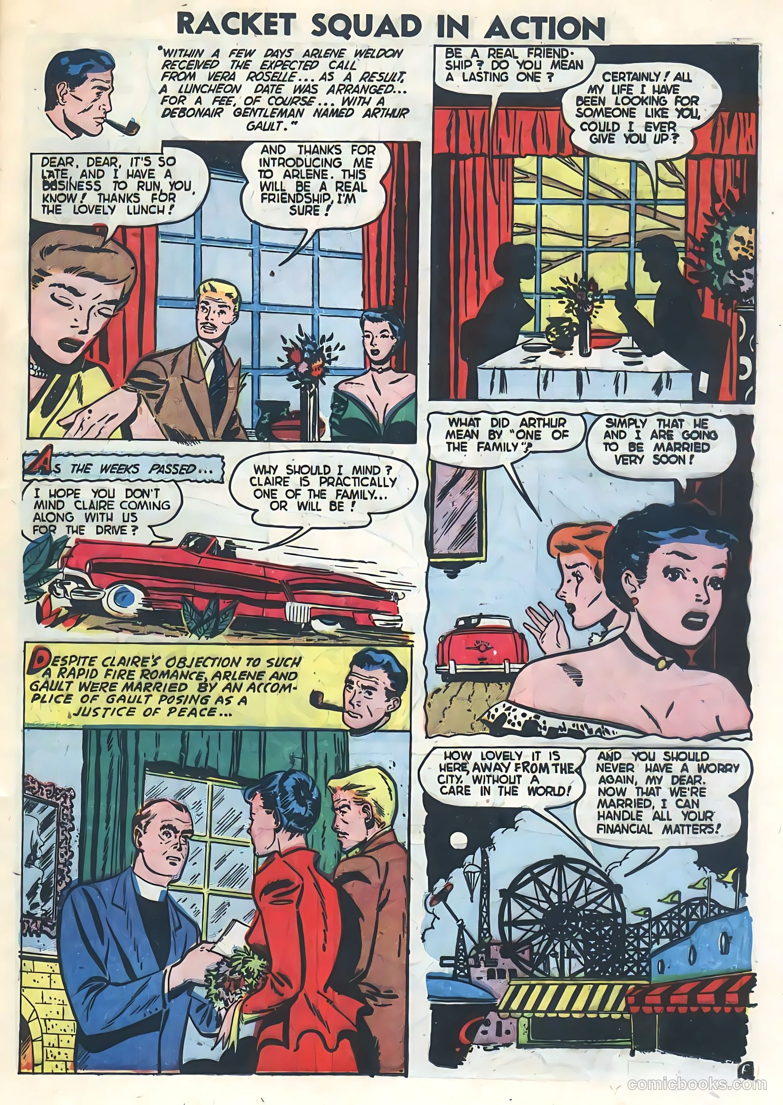 Racket Squad in Action #2 (1952) — page 21 of 36