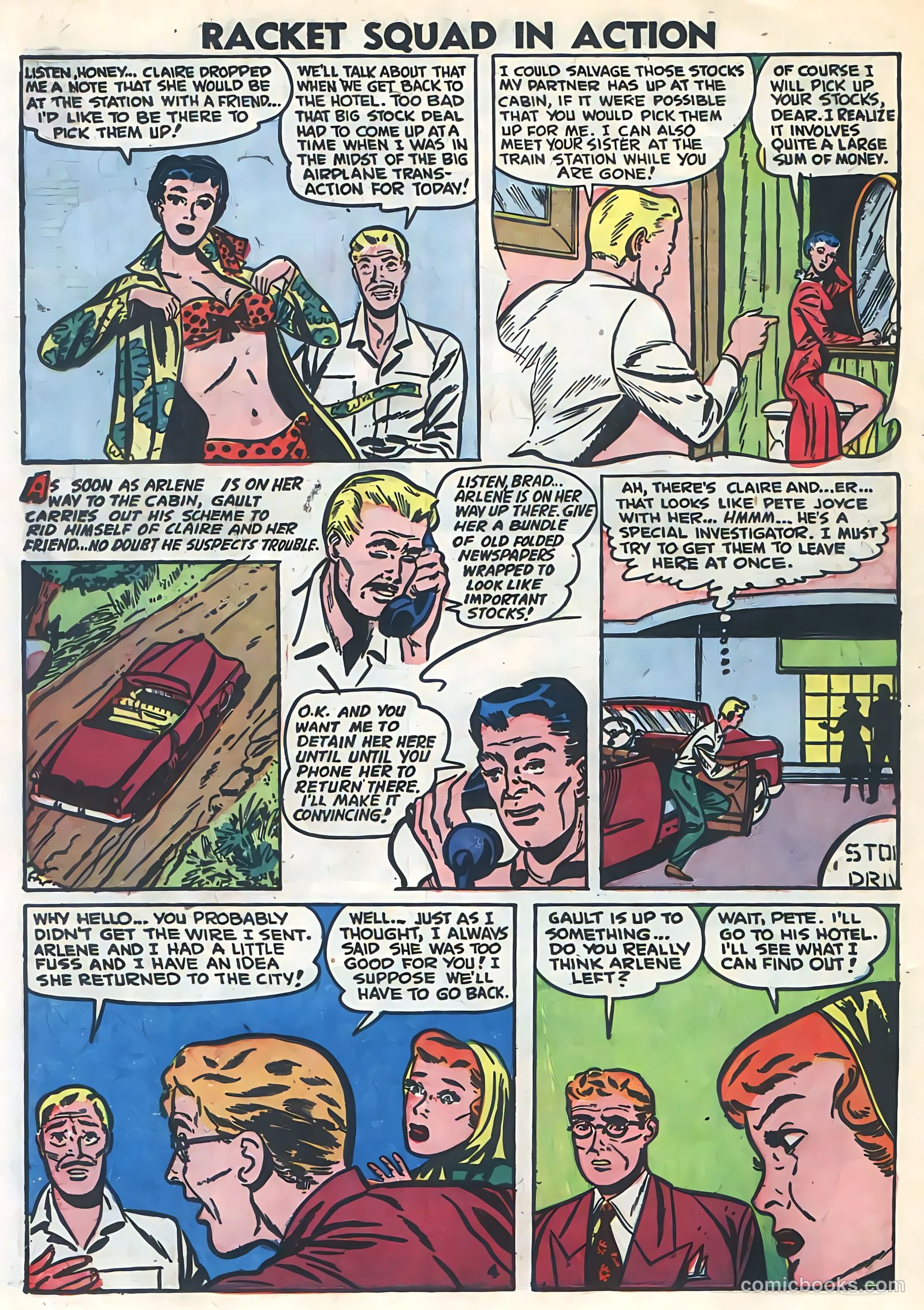 Racket Squad in Action #2 (1952) — page 22 of 36