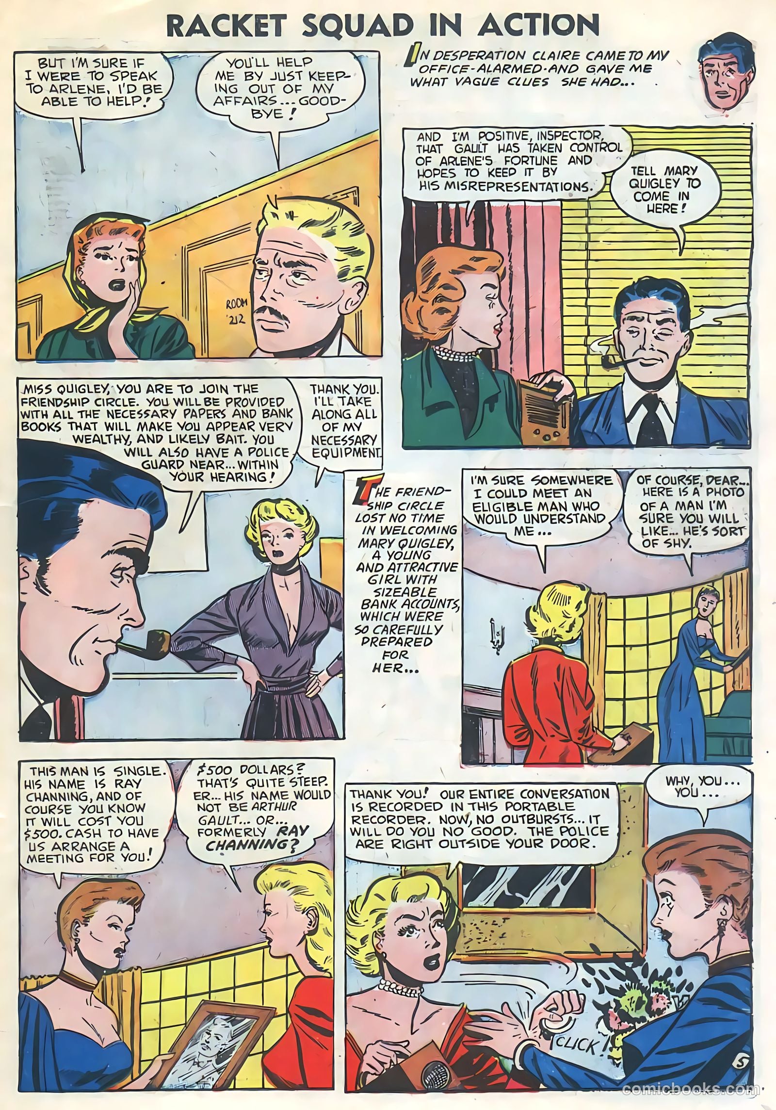 Racket Squad in Action #2 (1952) — page 23 of 36