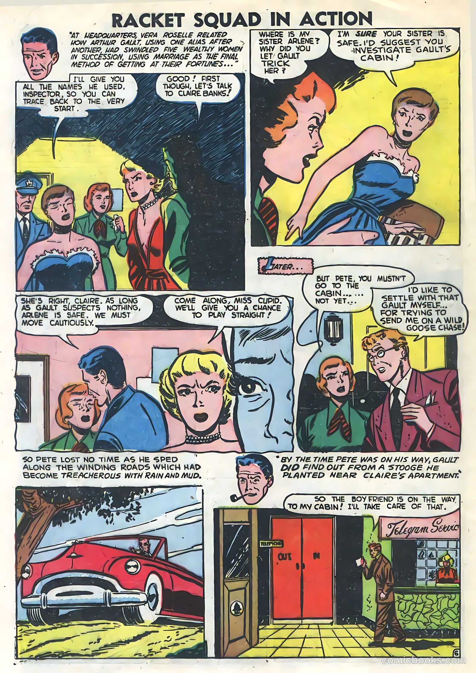 Racket Squad in Action #2 (1952) — page 24 of 36