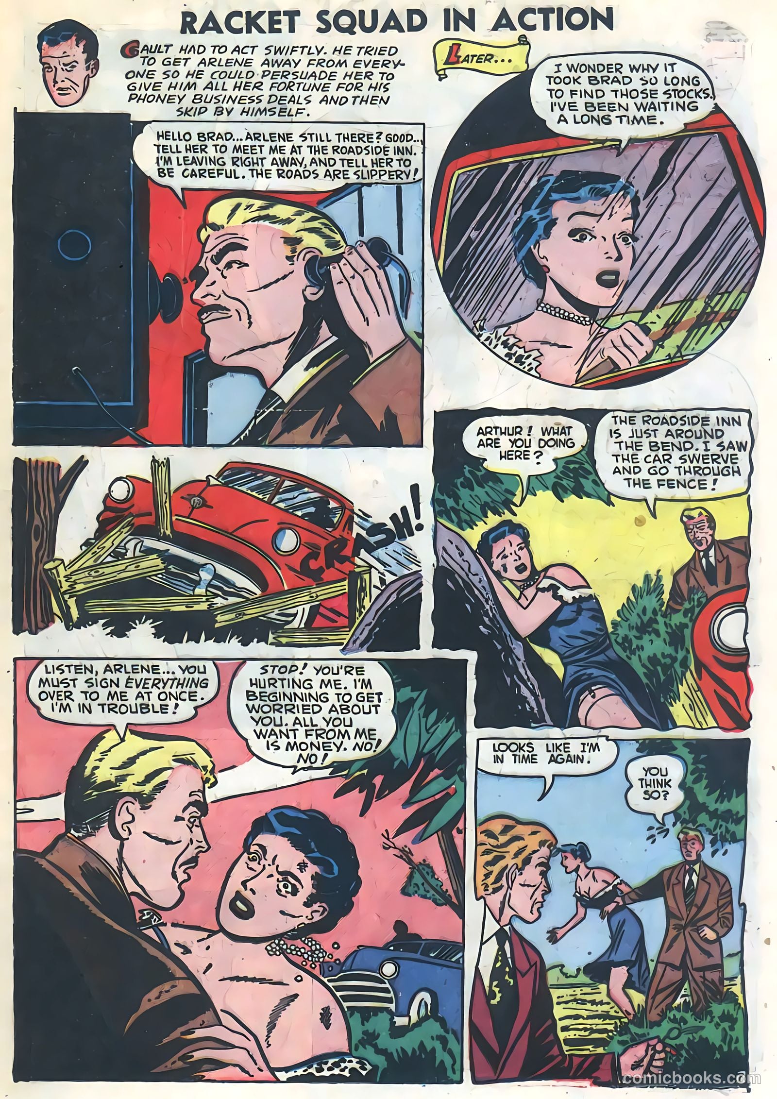Racket Squad in Action #2 (1952) — page 25 of 36