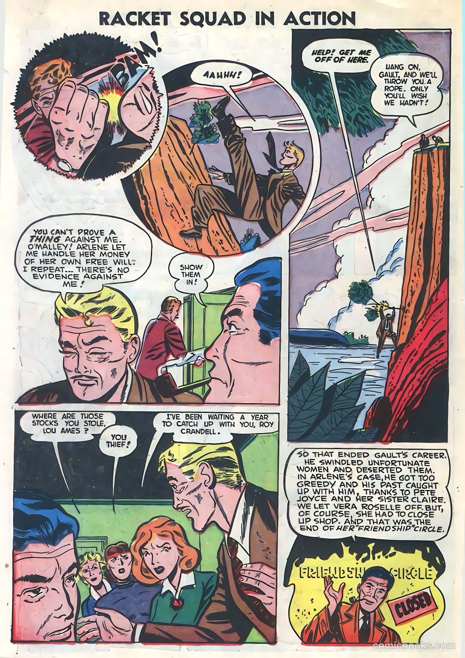 Racket Squad in Action #2 (1952) — page 26 of 36