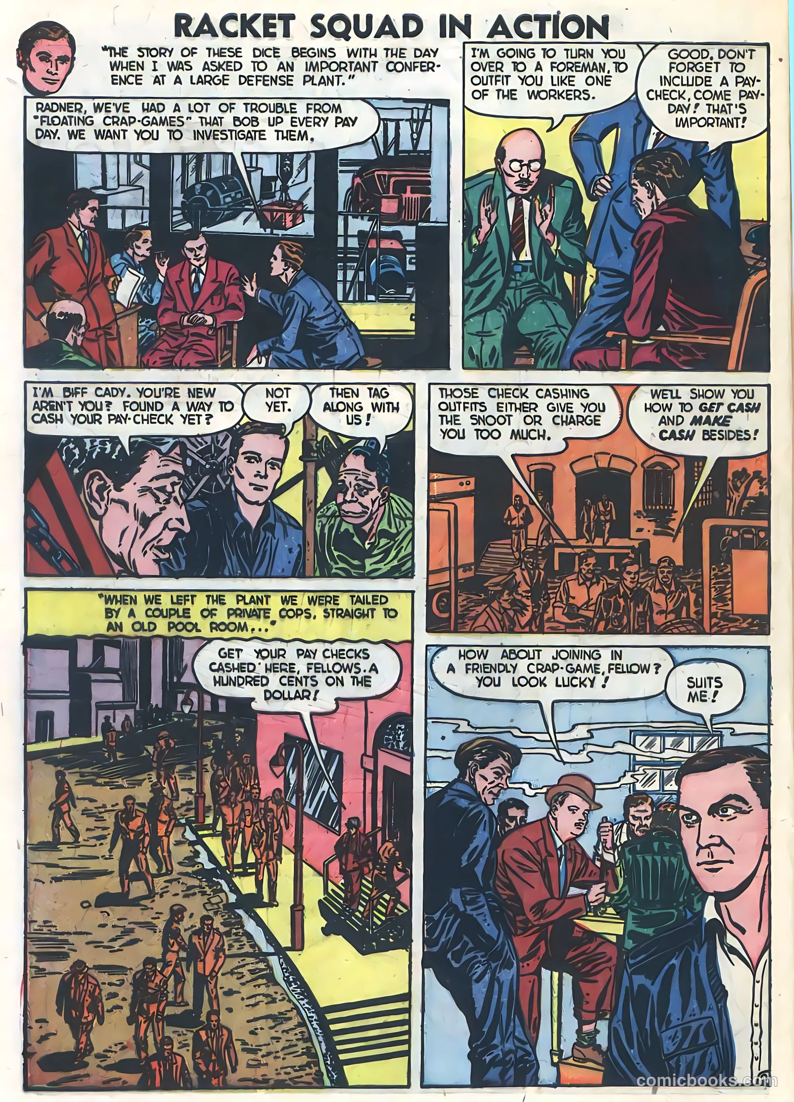 Racket Squad in Action #2 (1952) — page 28 of 36