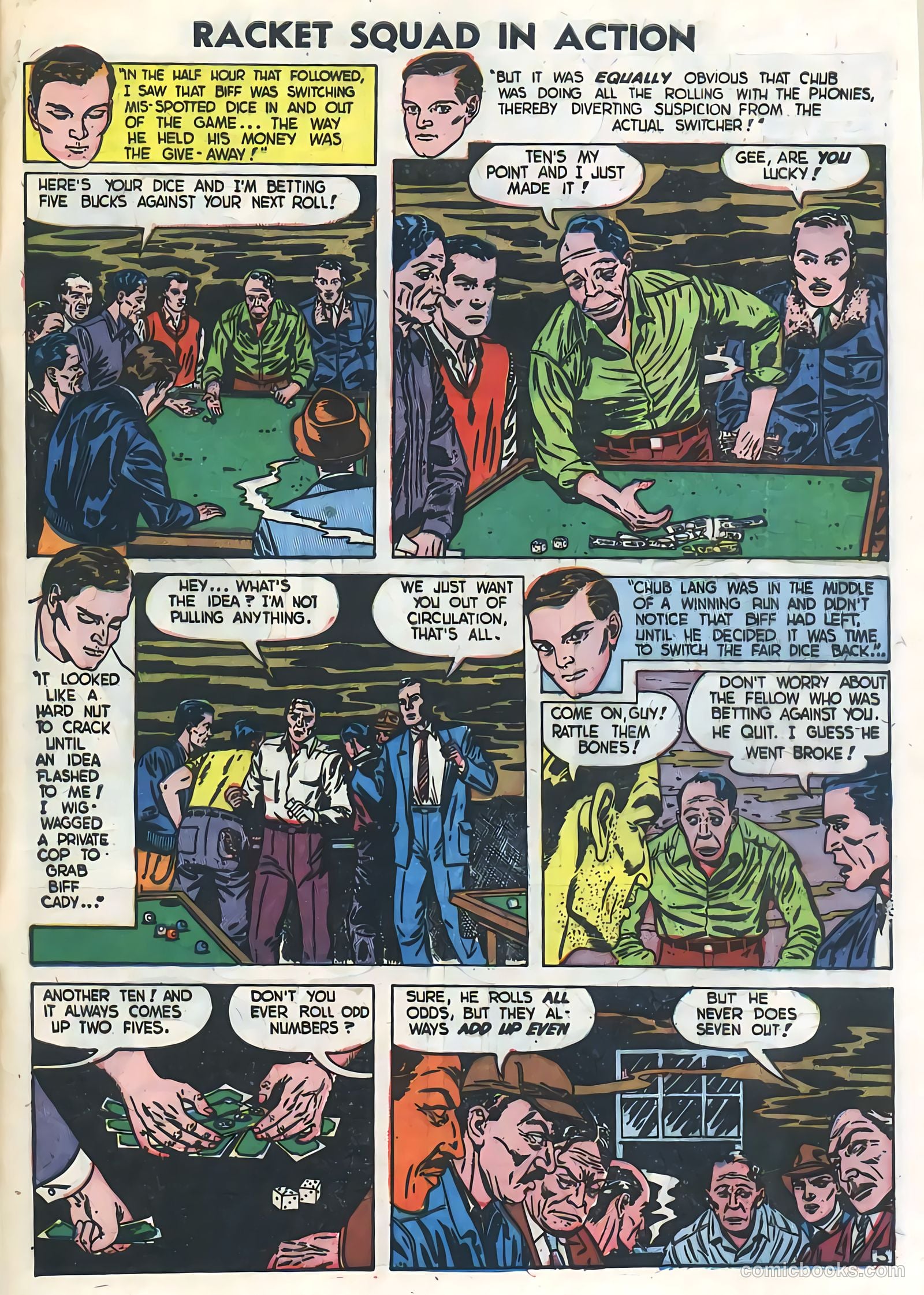 Racket Squad in Action #2 (1952) — page 29 of 36