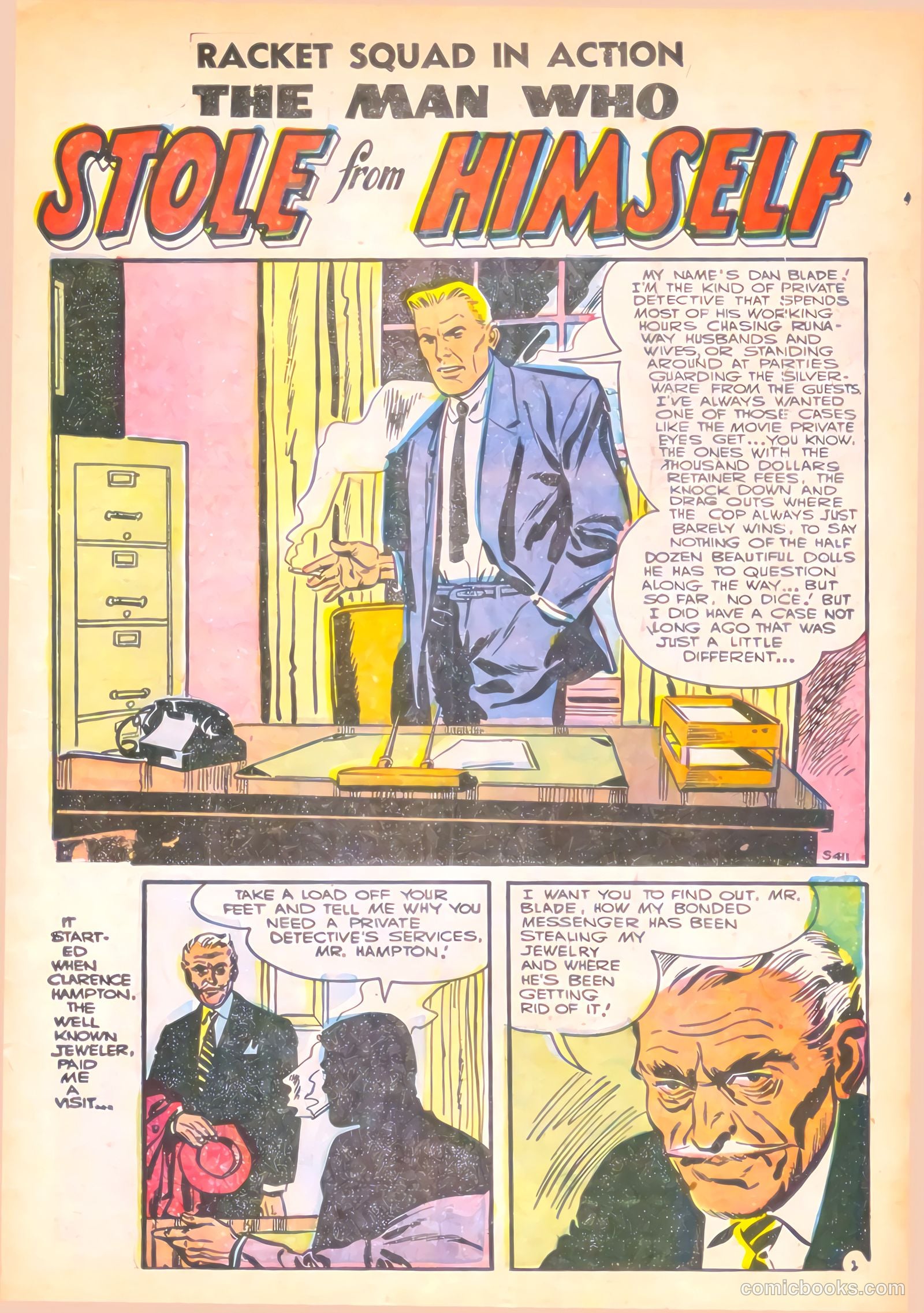 Racket Squad in Action #20 (1956) — page 3 of 36