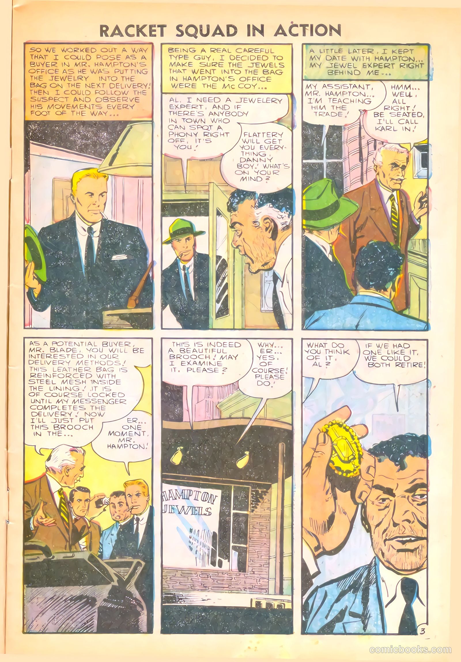 Racket Squad in Action #20 (1956) — page 5 of 36