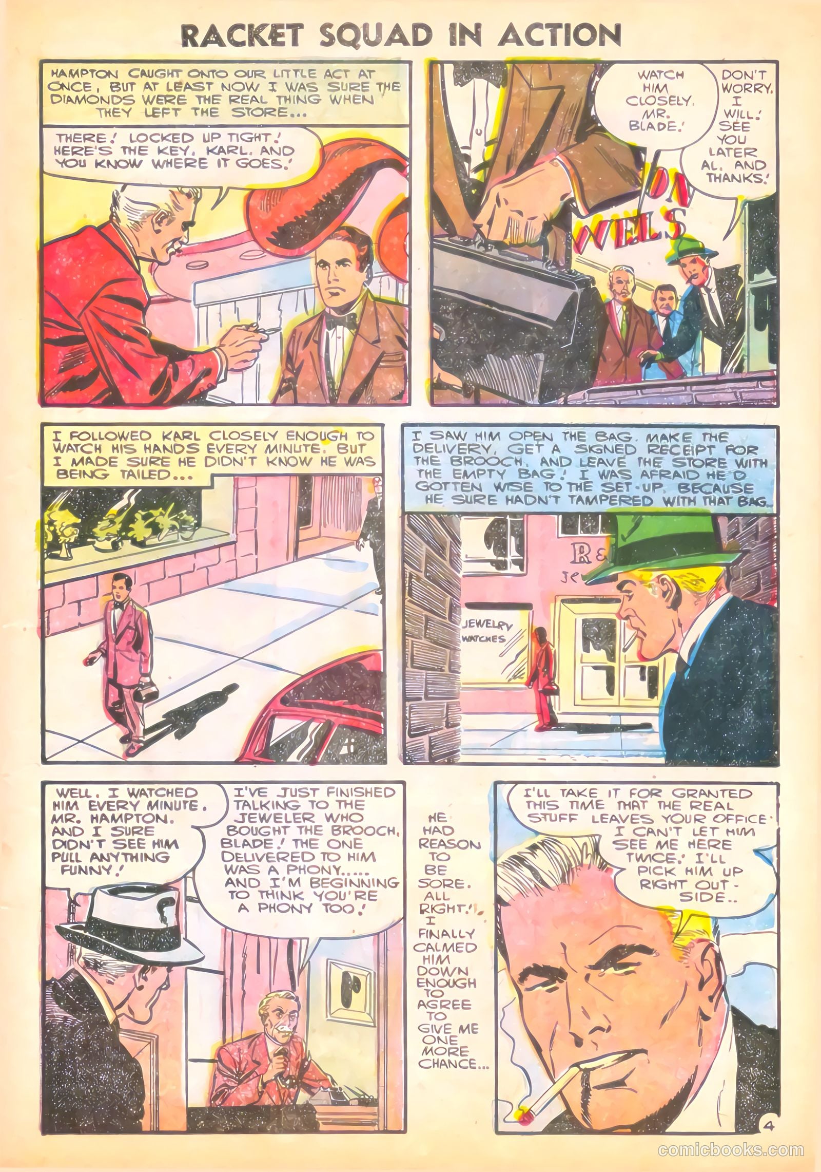 Racket Squad in Action #20 (1956) — page 7 of 36