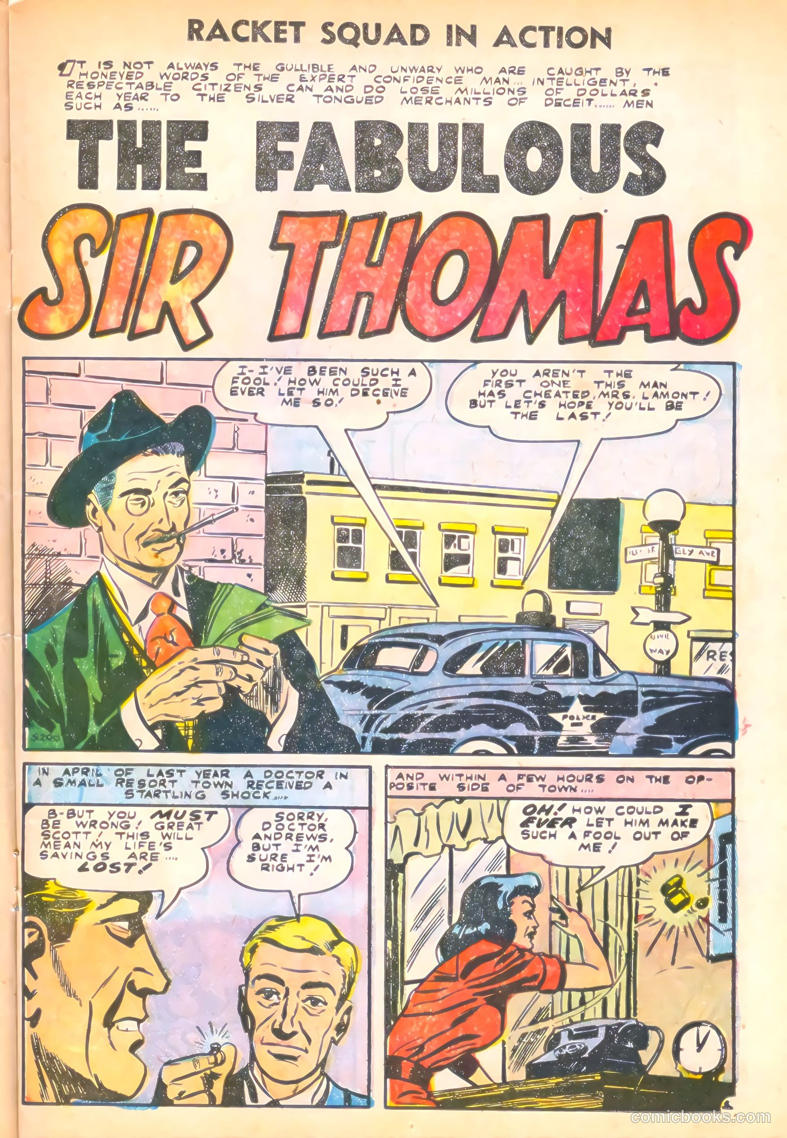 Racket Squad in Action #20 (1956) — page 11 of 36