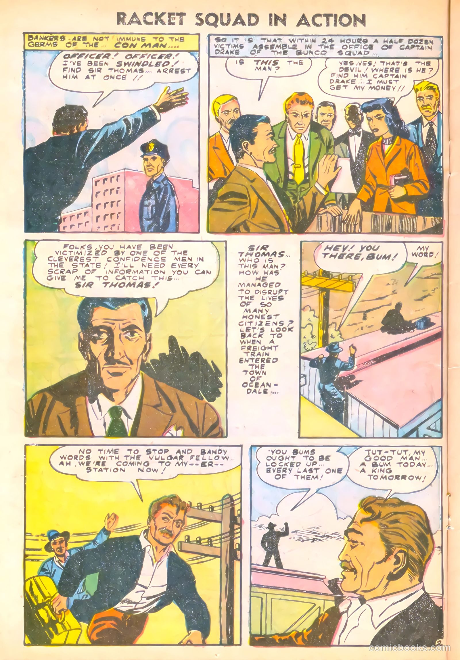Racket Squad in Action #20 (1956) — page 12 of 36