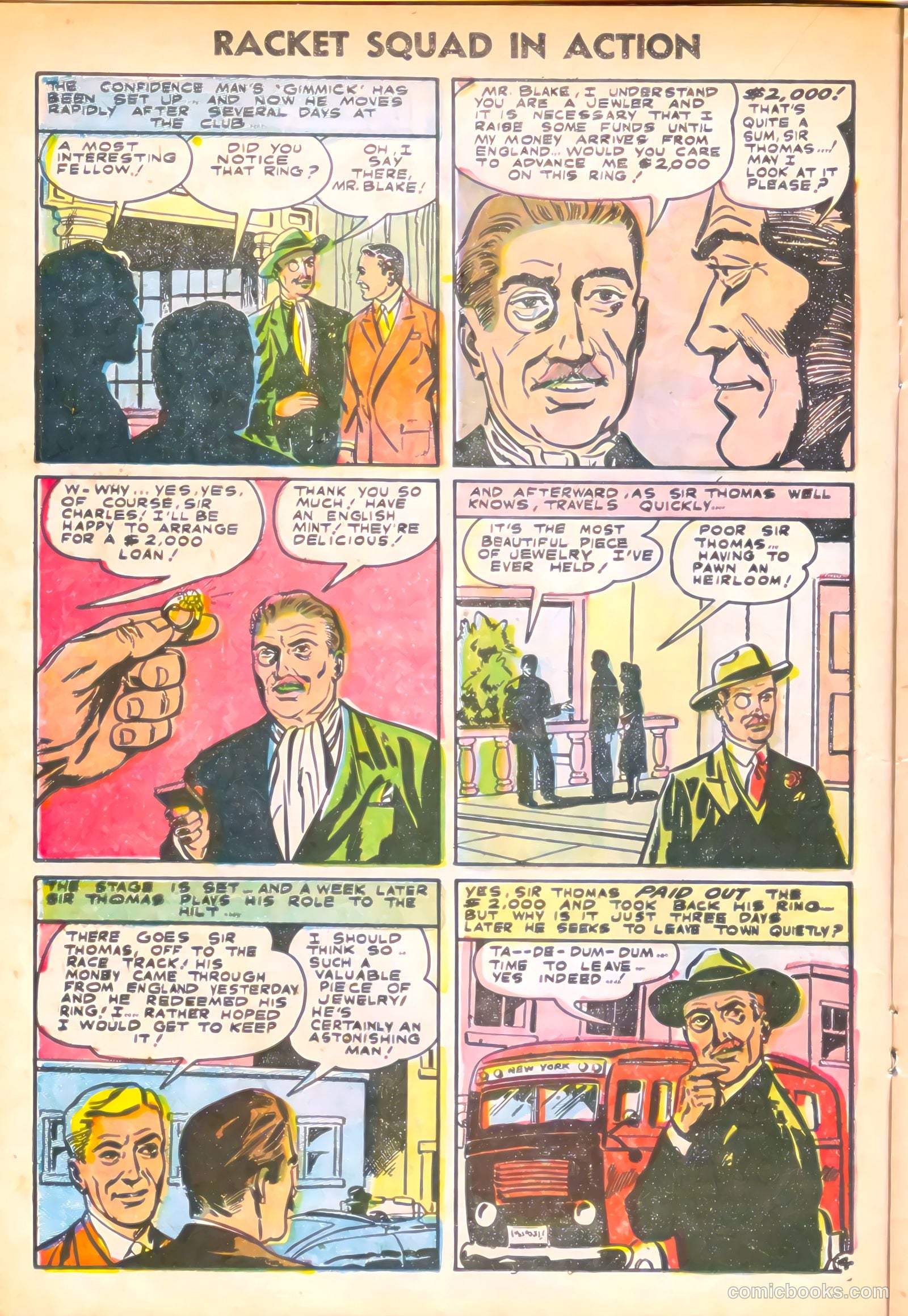 Racket Squad in Action #20 (1956) — page 14 of 36