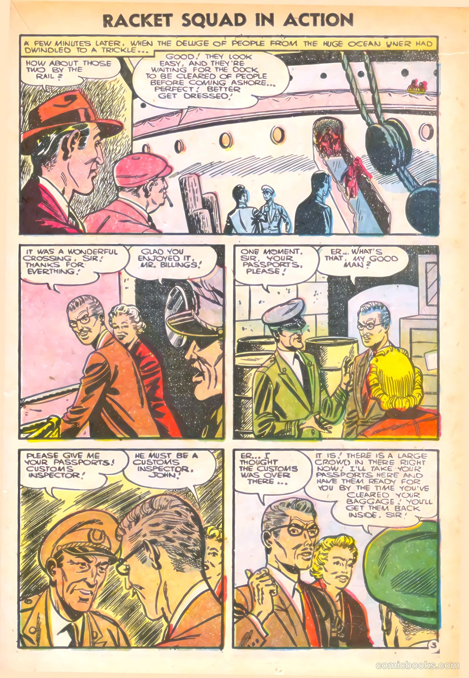 Racket Squad in Action #20 (1956) — page 23 of 36