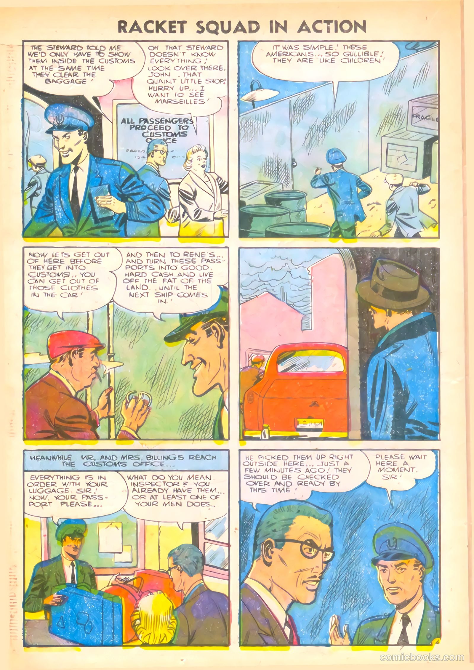 Racket Squad in Action #20 (1956) — page 24 of 36