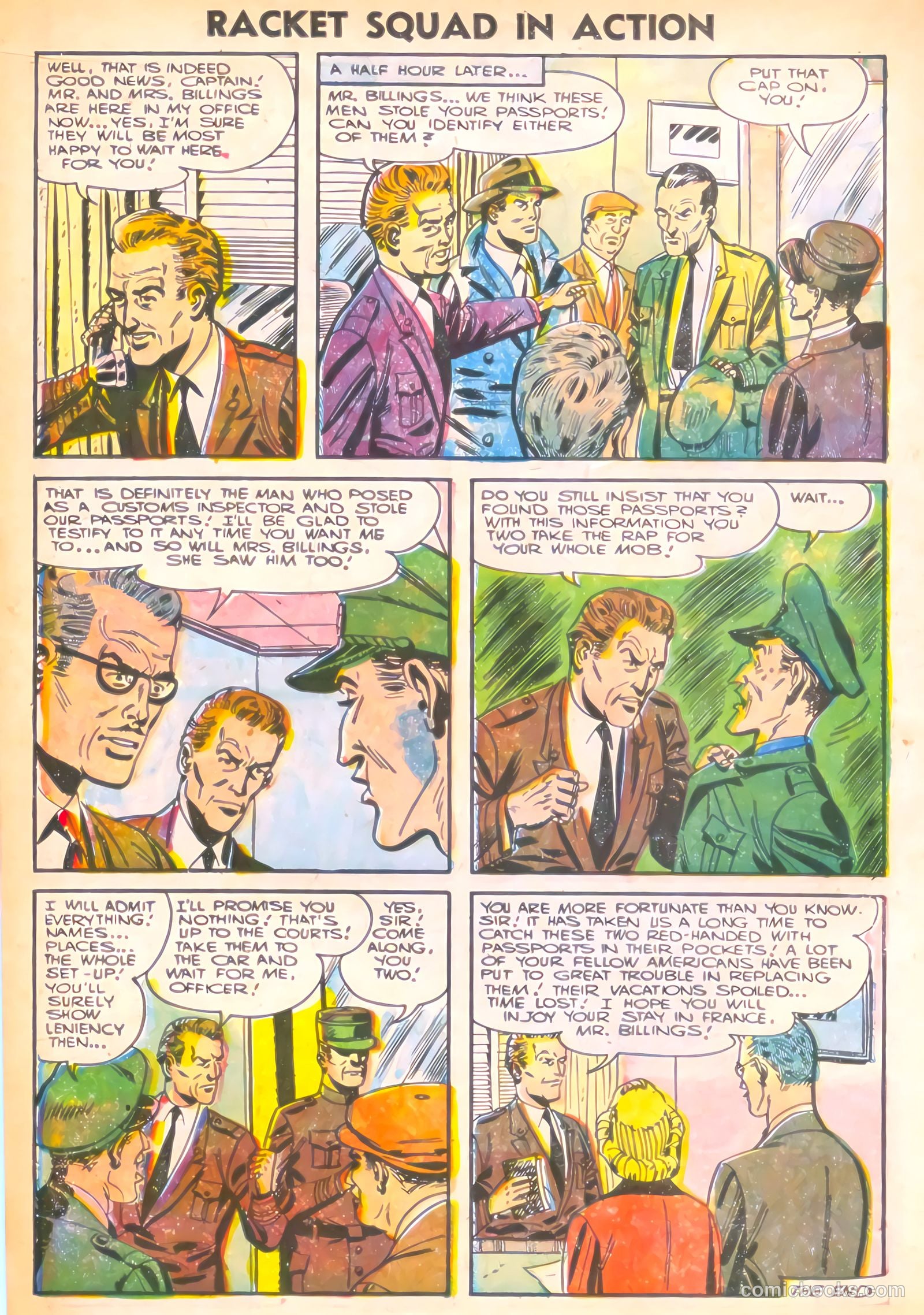Racket Squad in Action #20 (1956) — page 26 of 36