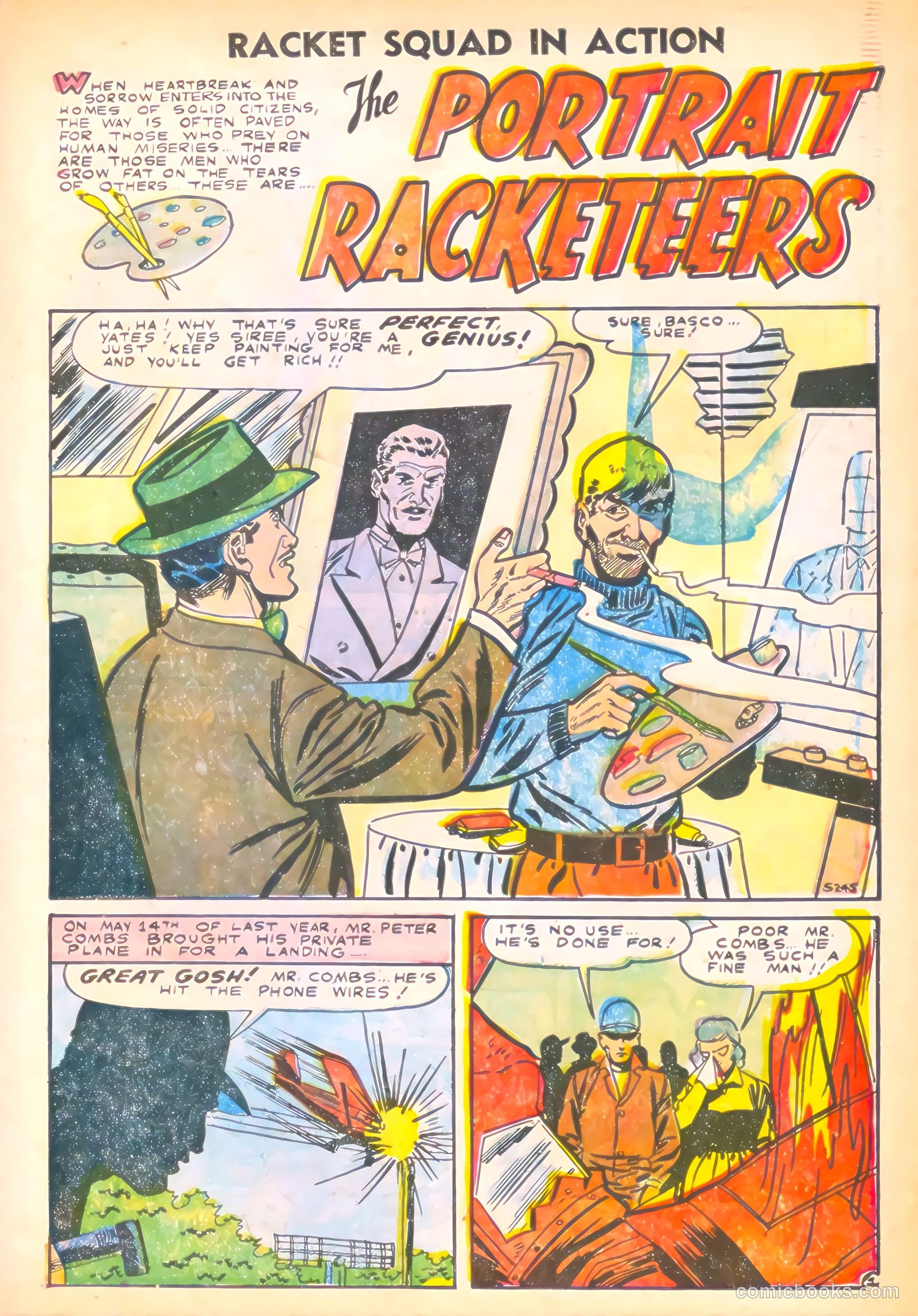 Racket Squad in Action #20 (1956) — page 27 of 36