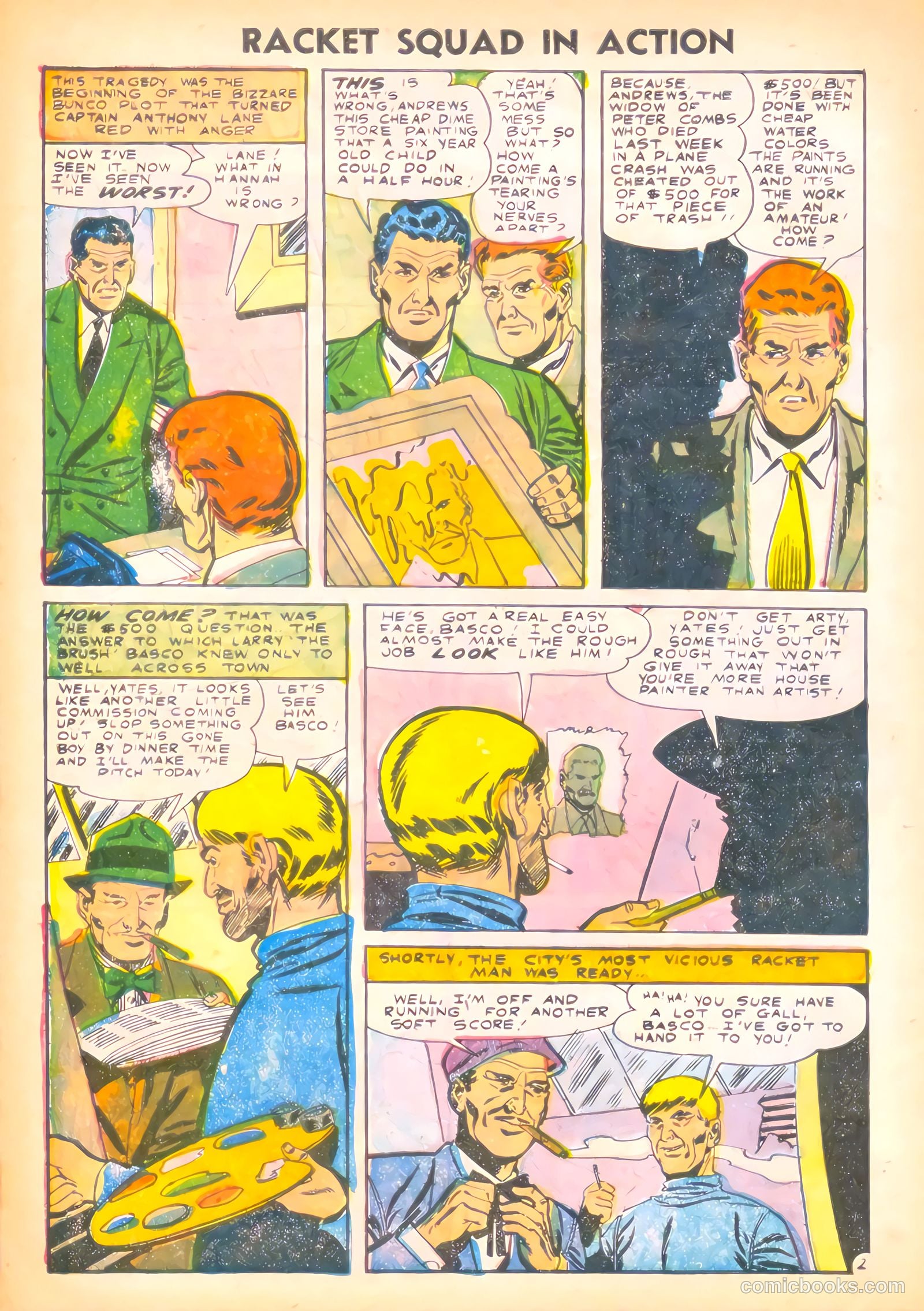 Racket Squad in Action #20 (1956) — page 28 of 36